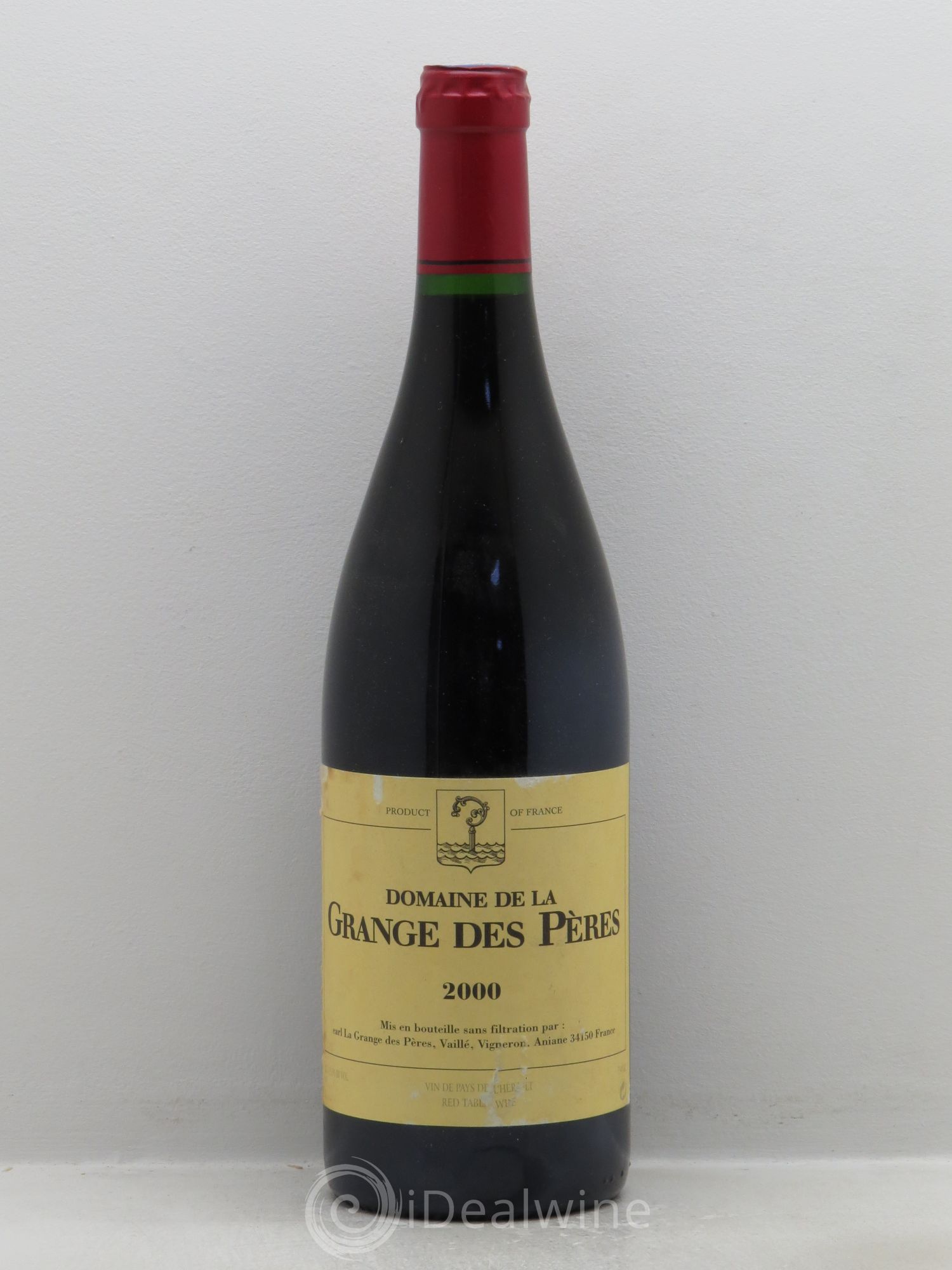 Pays d'Hérault Grange des Pères Laurent Vaillé 2000 - Lot de 1 bouteille - 0
