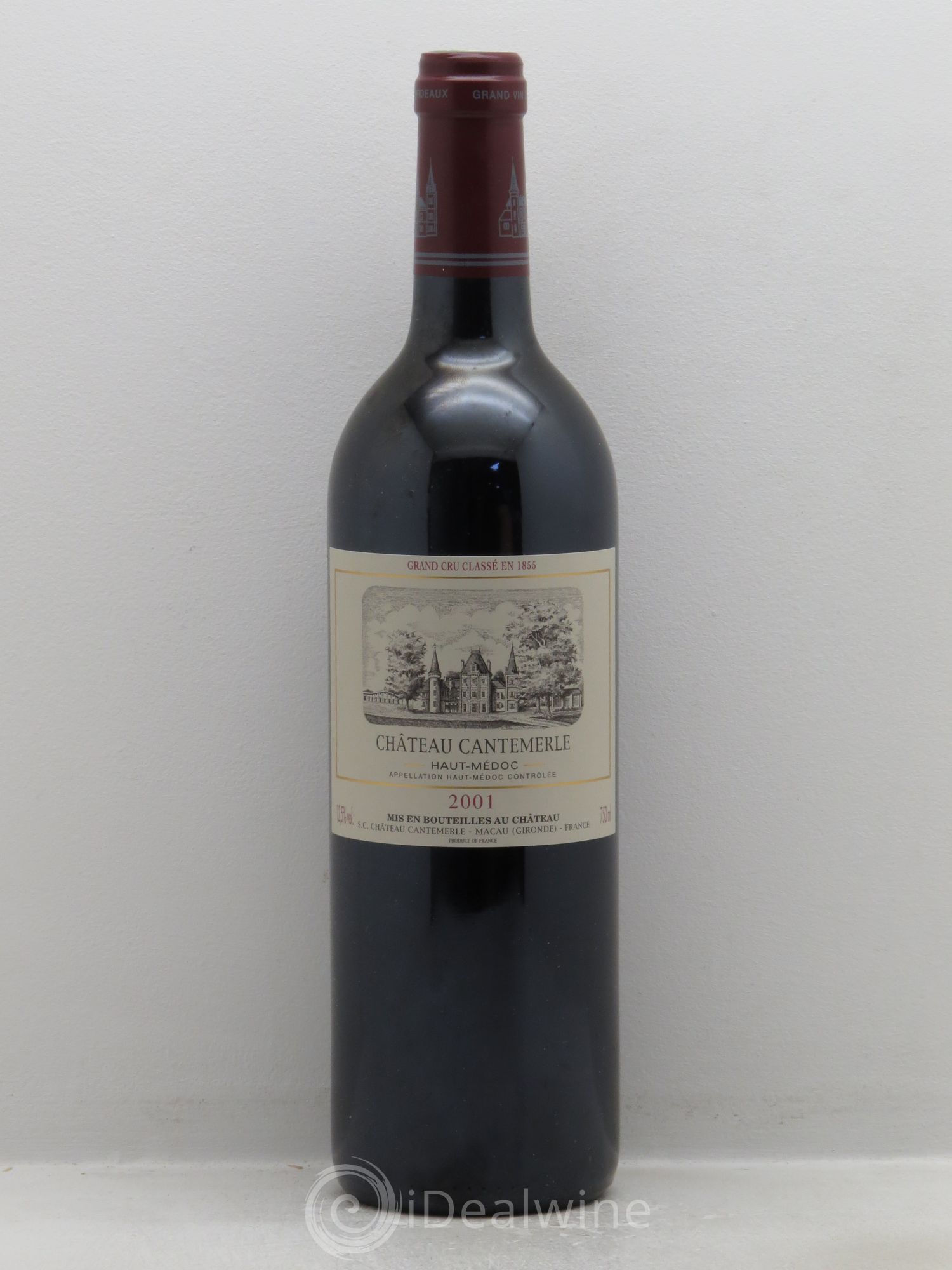 Château Cantemerle 5ème Grand Cru Classé 2001 - Lot de 1 bouteille - 0