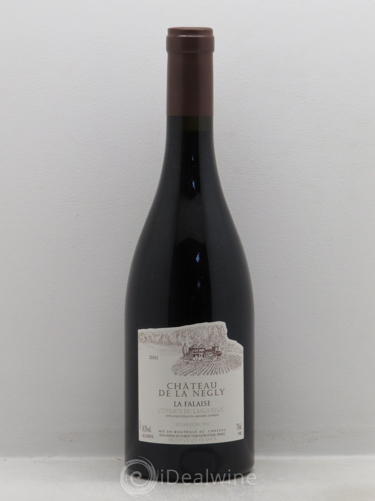 La Clape Château de La Négly La Falaise Jean Paux-Rosset 2001 - Lot de 1 bouteille - 0