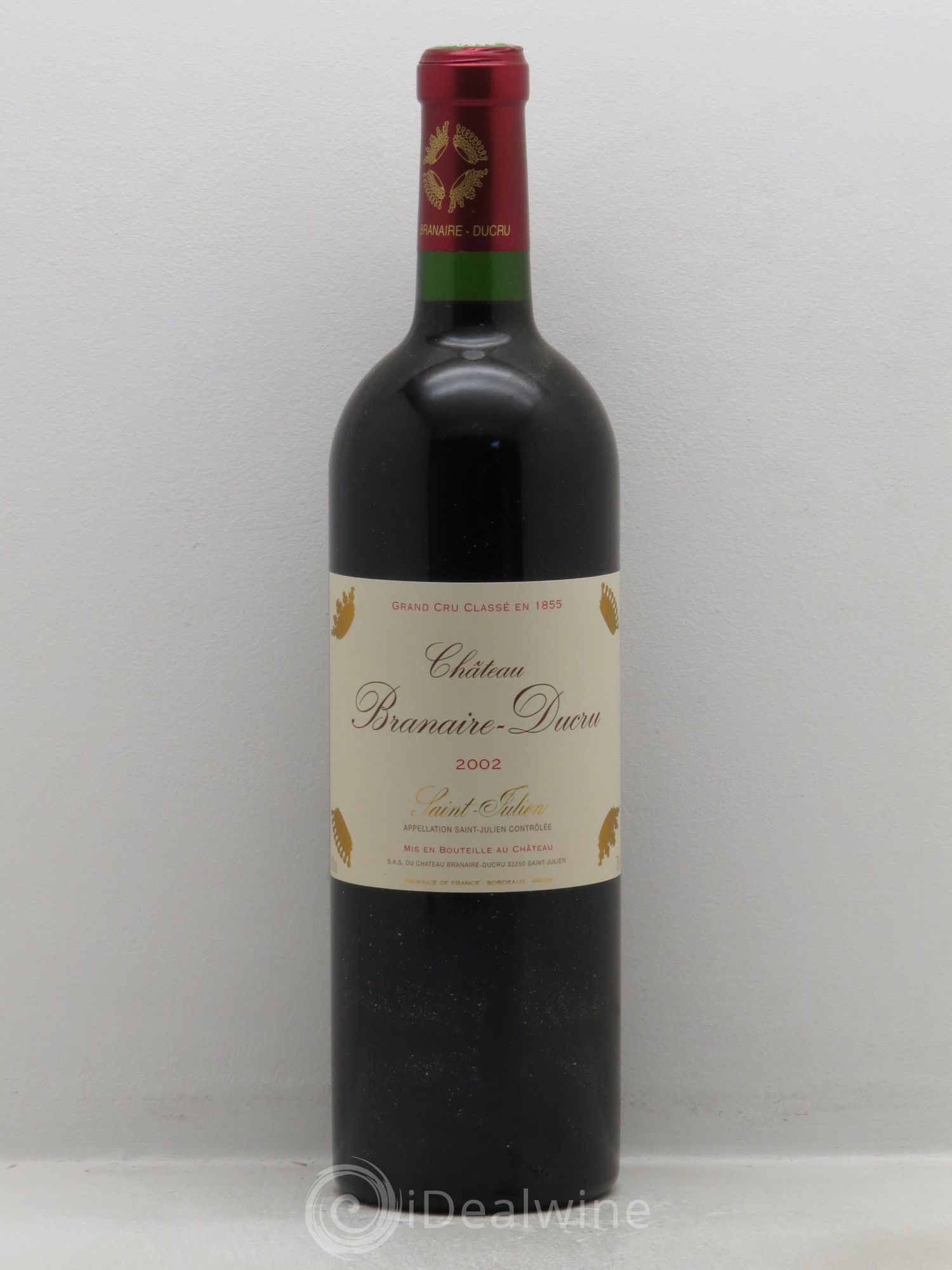 Château Branaire Ducru 4ème Grand Cru Classé 2002 - Lot de 1 bouteille - 0