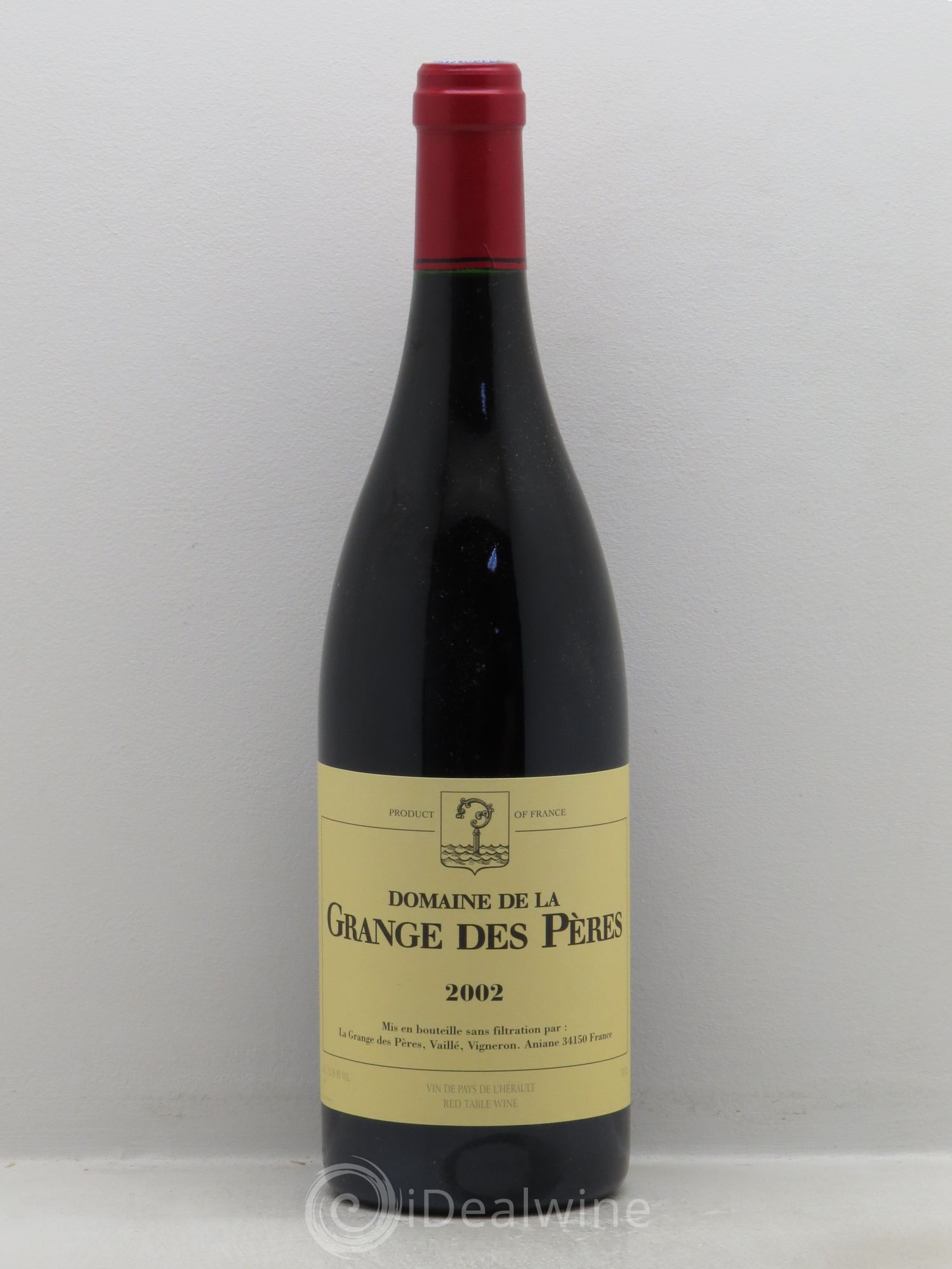 Pays d'Hérault Grange des Pères Laurent Vaillé 2002 - Lot de 1 bouteille - 0