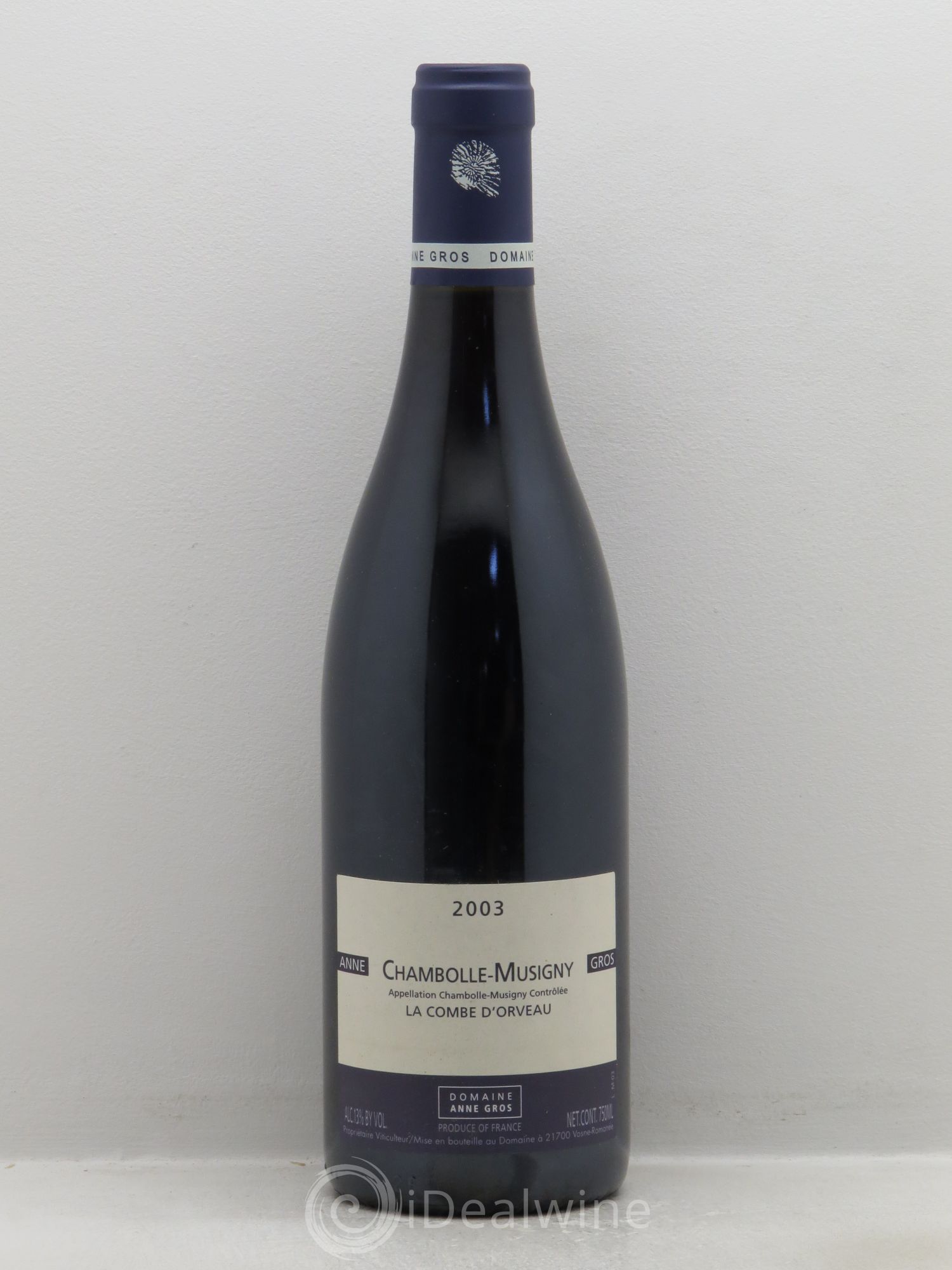 Chambolle-Musigny La Combe d'Orveau Anne Gros 2003 - Lot de 1 bouteille - 0