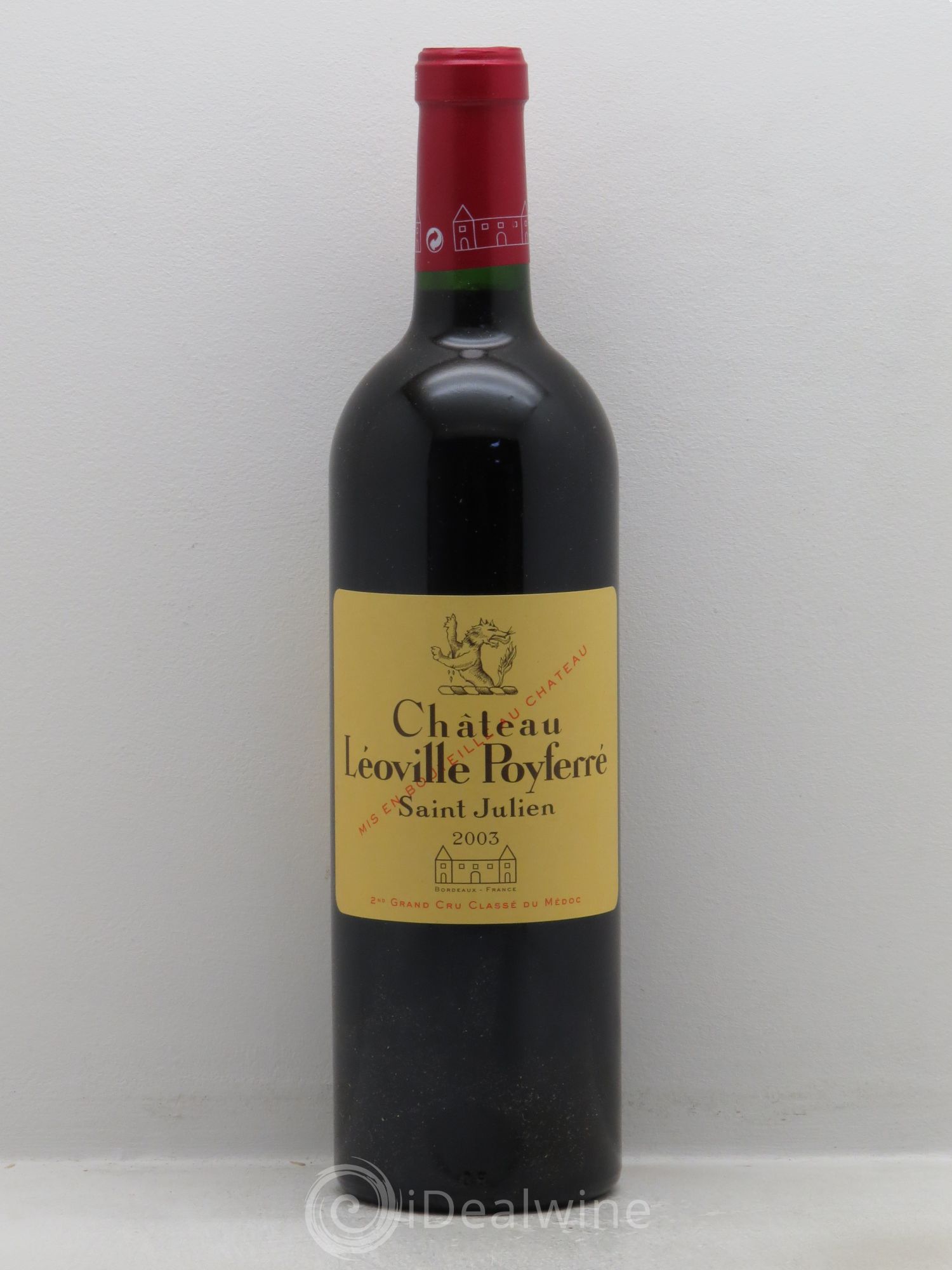 Château Léoville Poyferré 2ème Grand Cru Classé 2003 - Lot de 1 bouteille - 0