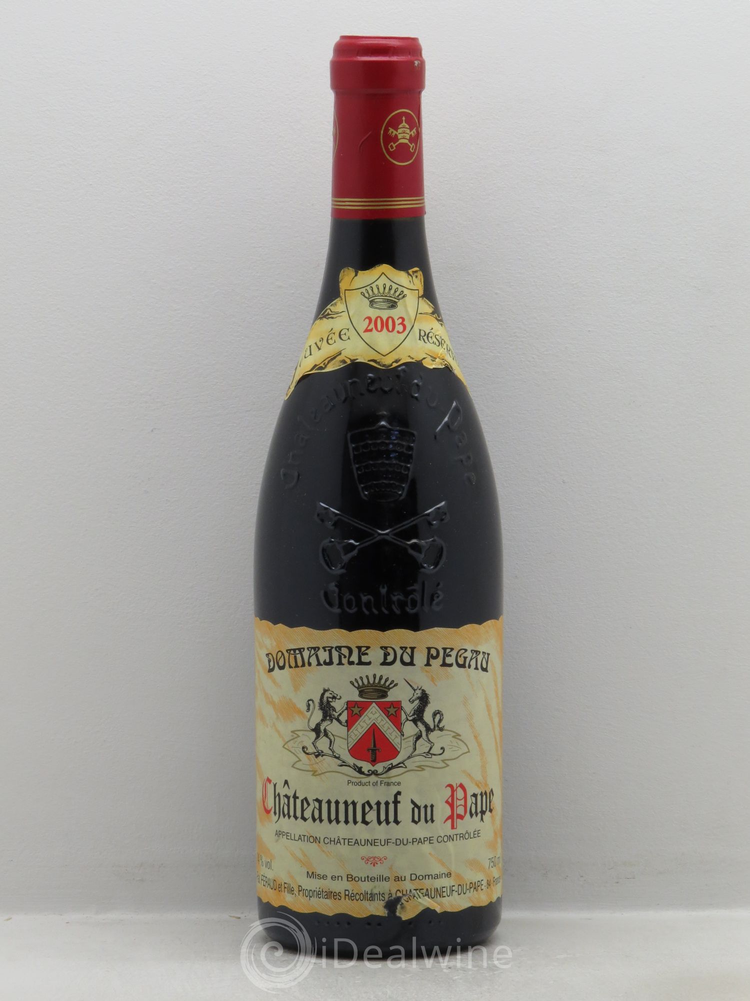 Châteauneuf-du-Pape Domaine du Pégau Cuvée Réservée Paul et Laurence Féraud 2003 - Lot de 1 bouteille - 0