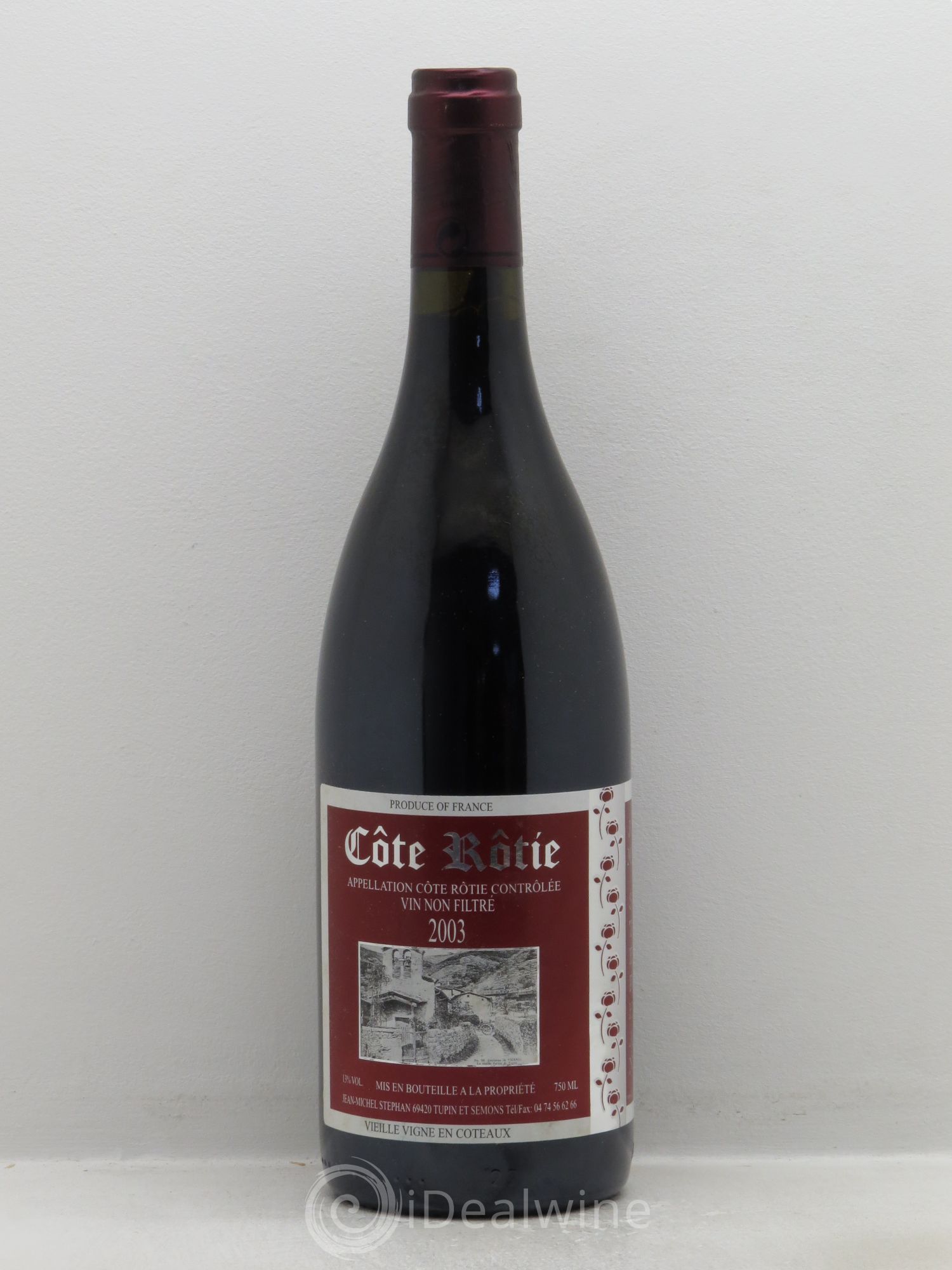 Côte-Rôtie Jean-Michel Stephan Vieilles Vignes 2003 - Lot de 1 bouteille - 0