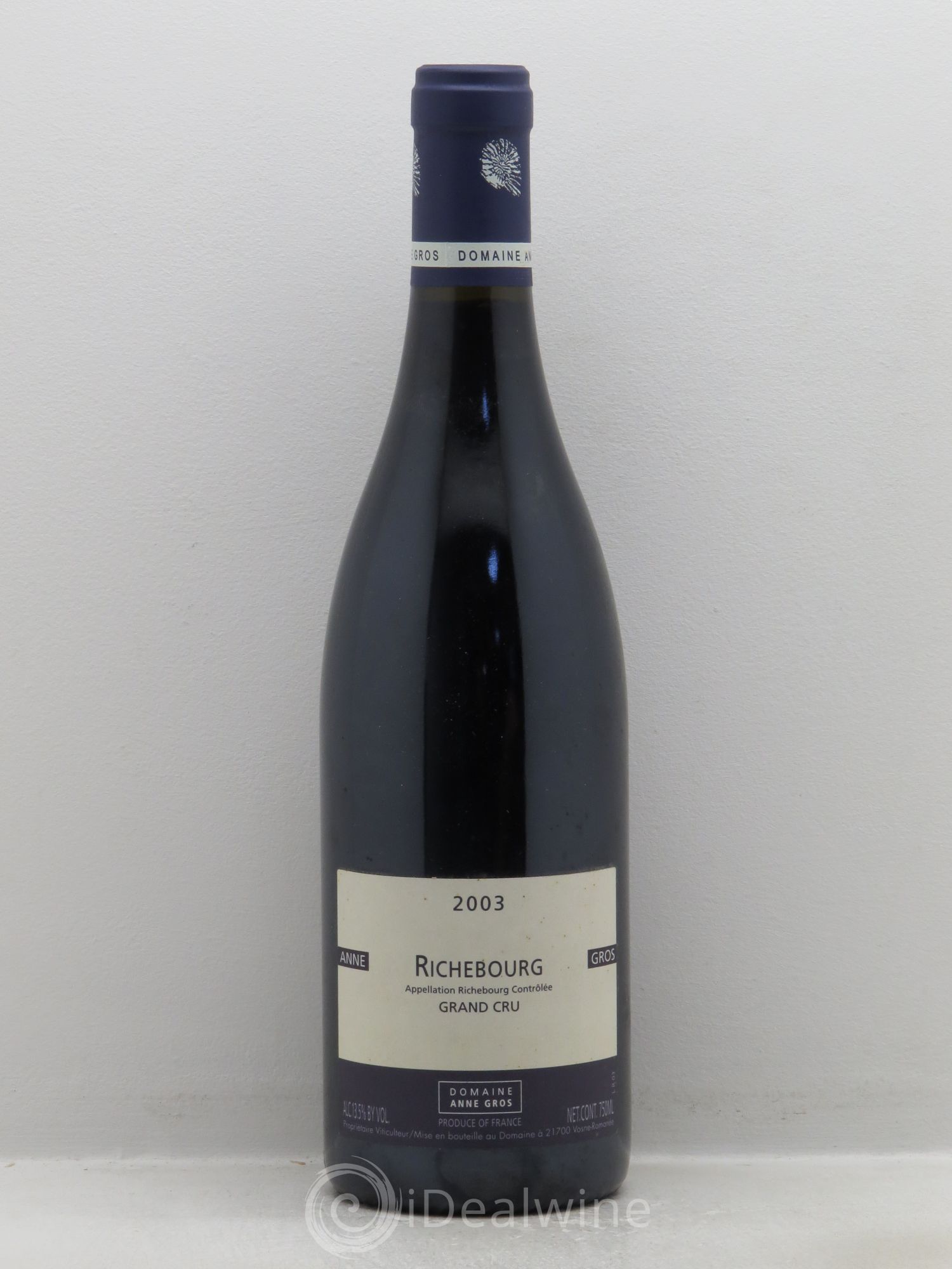 Richebourg Grand Cru Anne Gros 2003 - Lot de 1 bouteille - 0