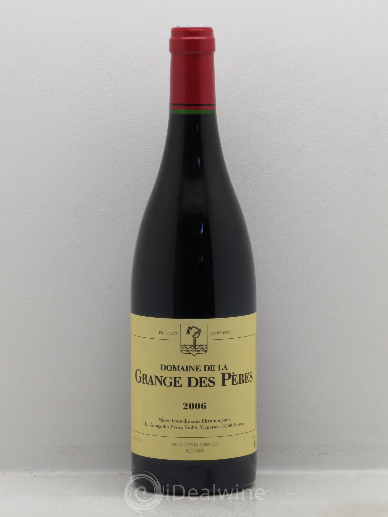 Pays d'Hérault Grange des Pères Laurent Vaillé 2006 - Lot de 1 bouteille - 0