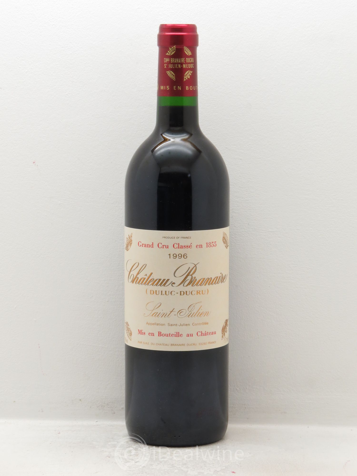 Château Branaire Ducru 4ème Grand Cru Classé 1996 - Lot de 1 bouteille - 0