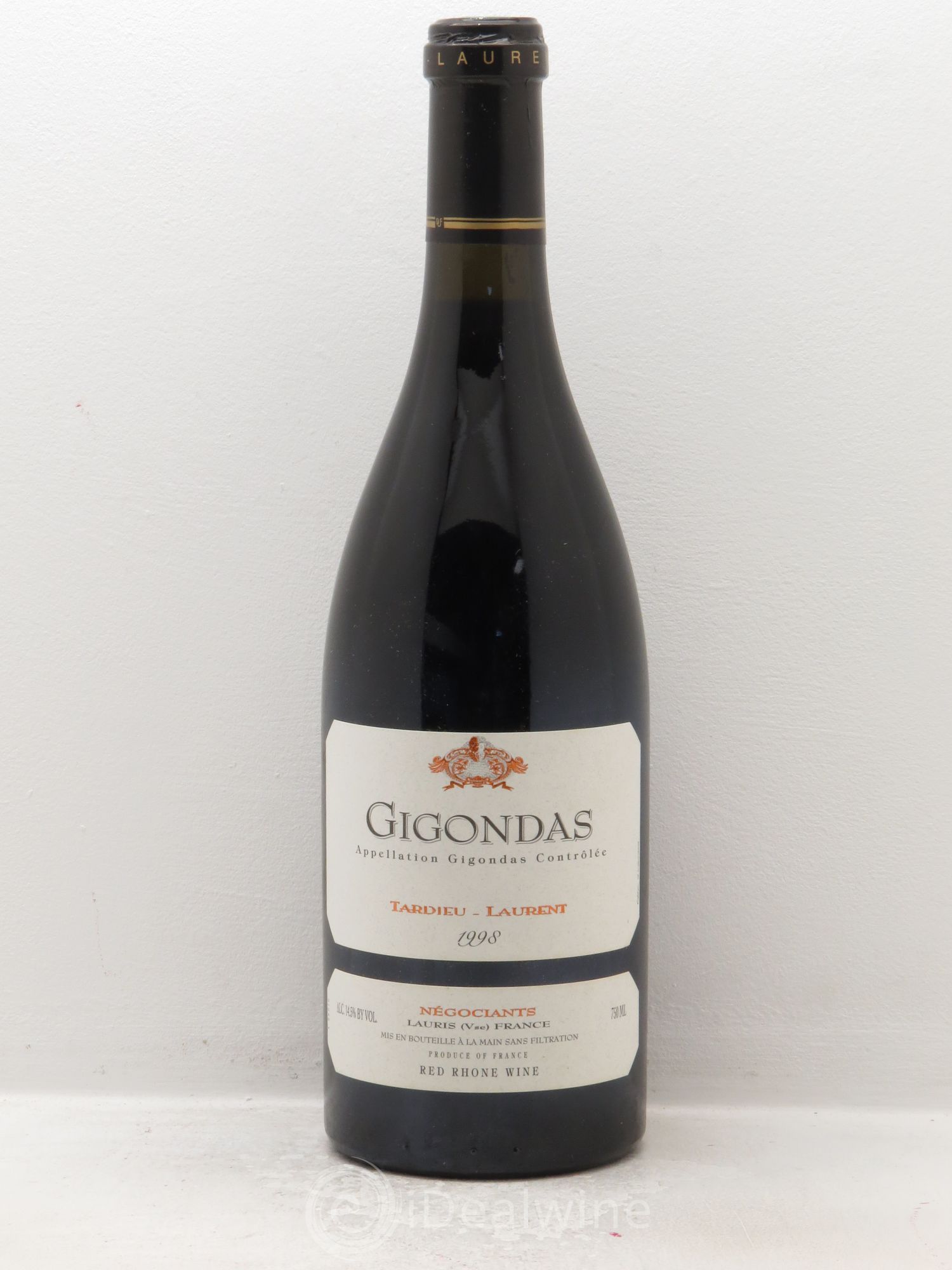 Gigondas 1998 - Lot de 1 bouteille - 0