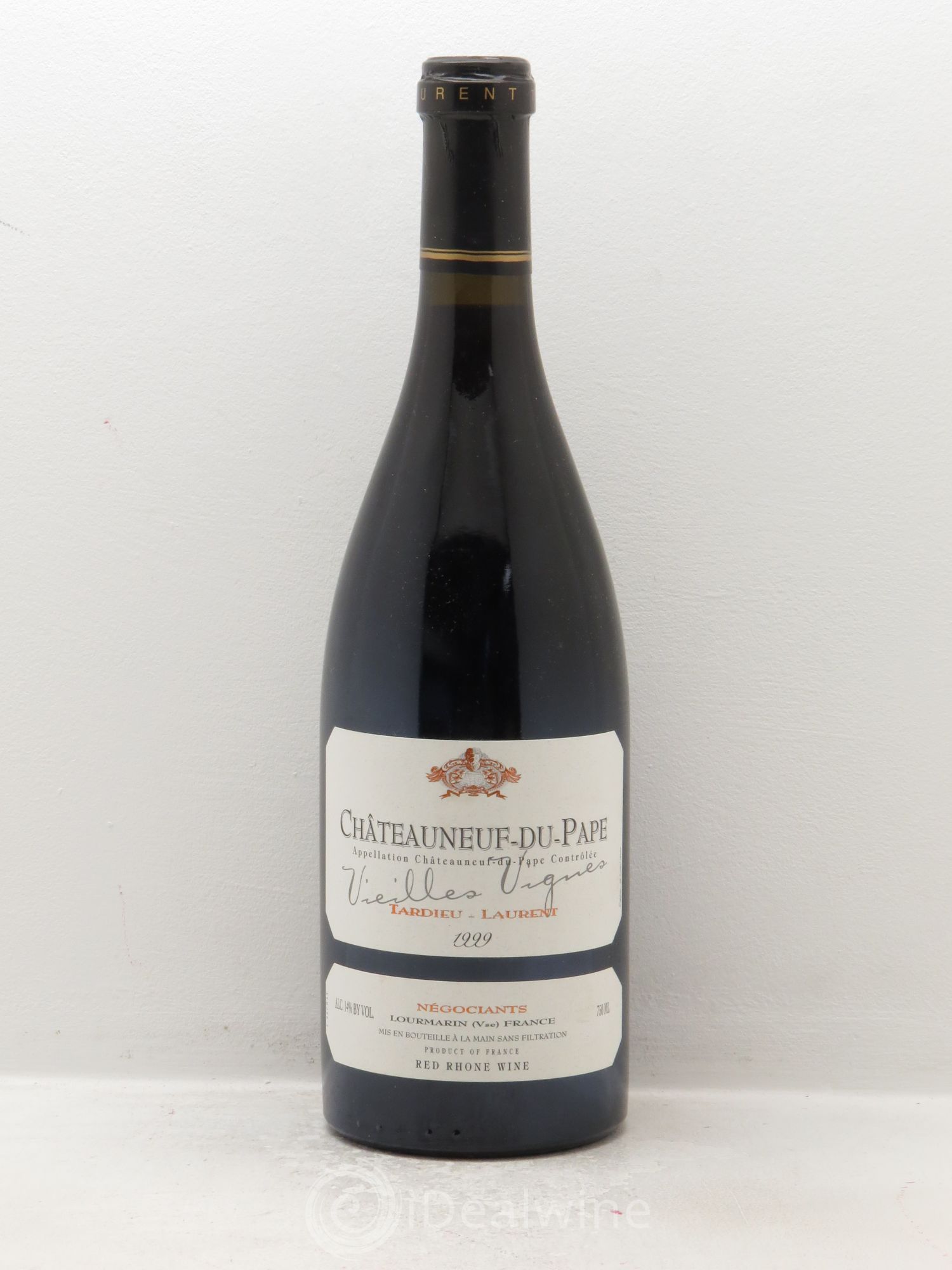 Châteauneuf-du-Pape Tardieu-Laurent Vieilles vignes Famille Tardieu 1999 - Lot de 1 bouteille - 0