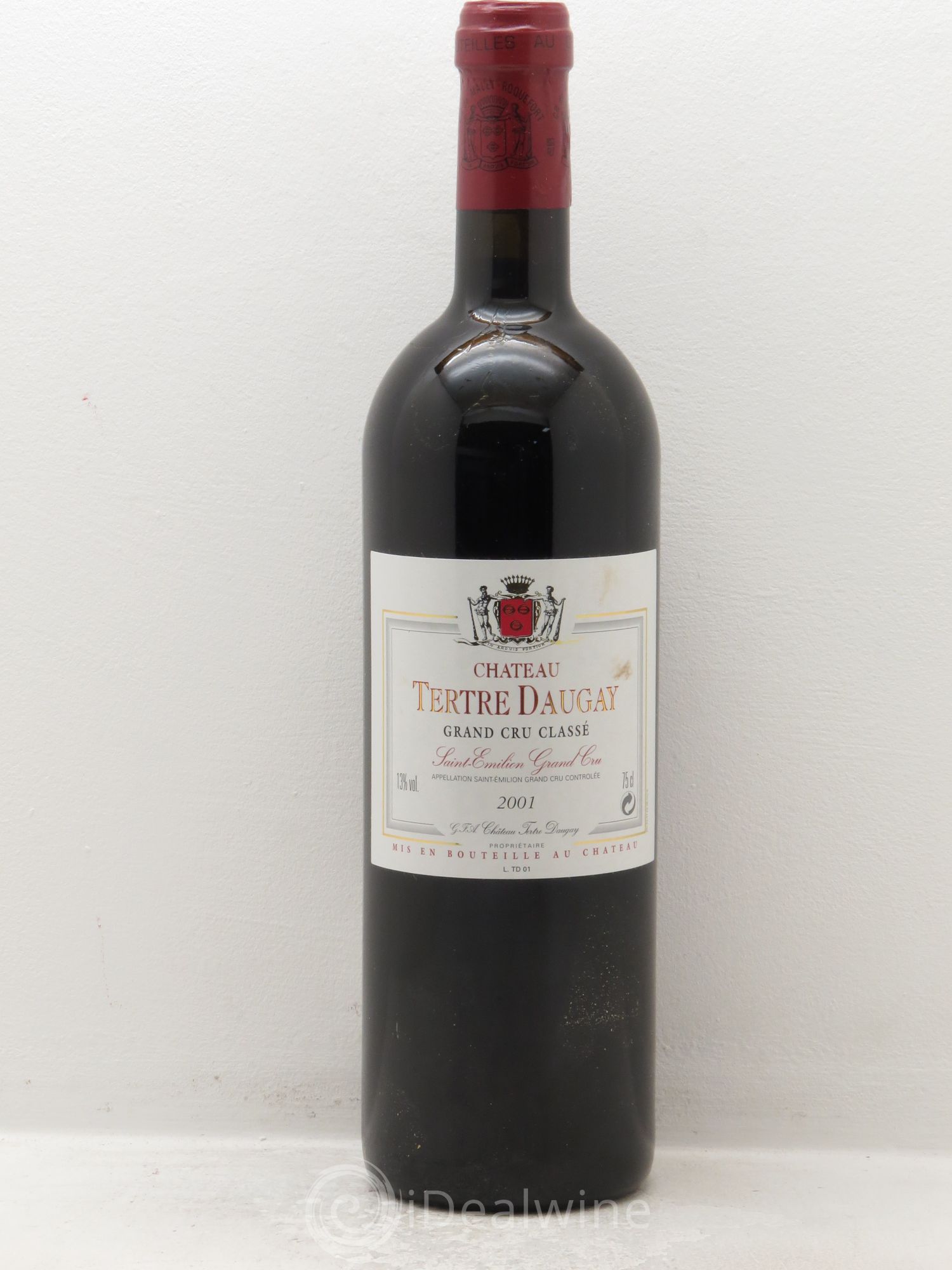 Château Tertre Daugay Grand Cru Classé 2001 - Lot de 1 bouteille - 0