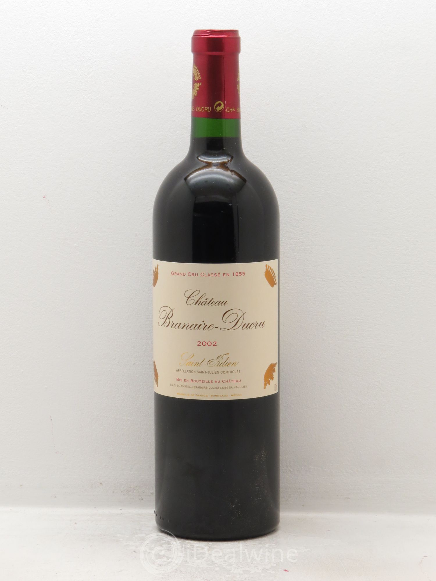 Château Branaire Ducru 4ème Grand Cru Classé 2002 - Lot de 1 bouteille - 0
