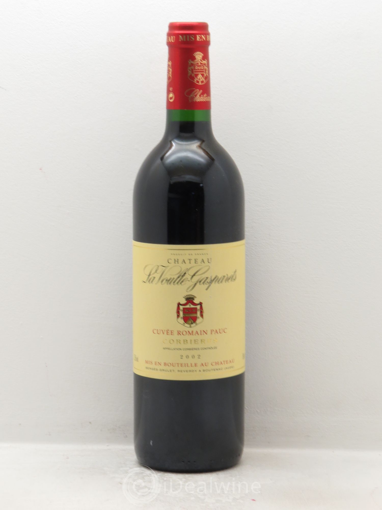 Corbières Boutenac La Voulte-Gasparets Cuvée Romain Pauc Patrick Reverdy 2002 - Lot de 1 bouteille - 0