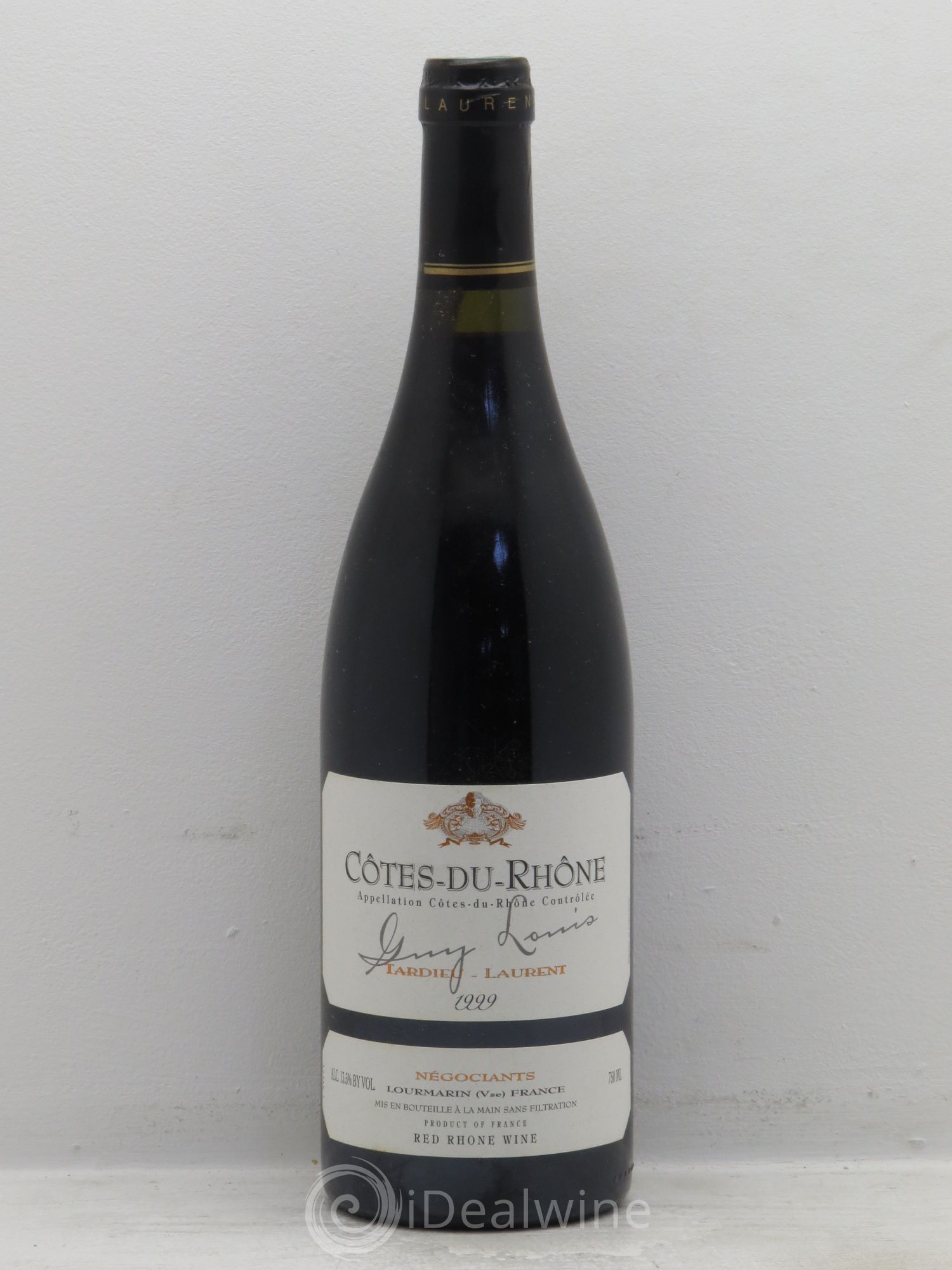 Côtes-du-Rhône "Cuvée Guy Louis" Tardieu-Laurent 1999 - Posten von 1 Flasche - 0