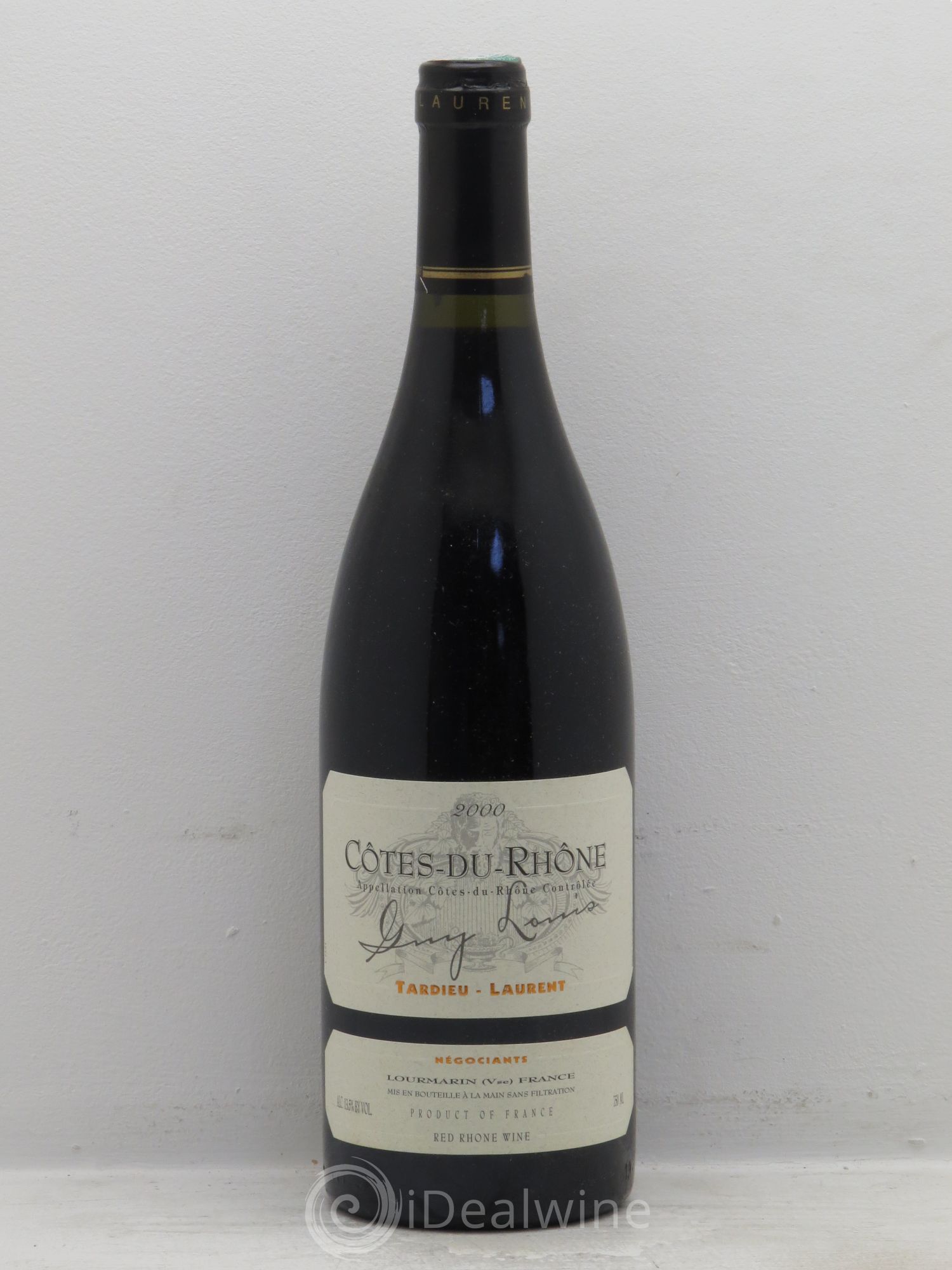 Côtes-du-Rhône "Cuvée Guy-Louis" Tardieu-Laurent 2000 - Posten von 1 Flasche - 0