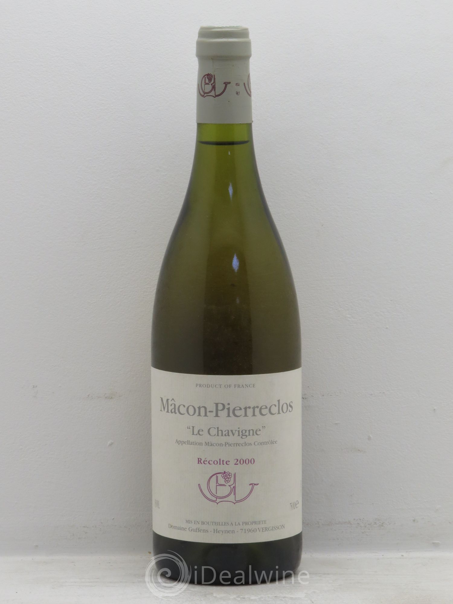 Mâcon-Pierreclos Le Chavigne Guffens-Heynen 2000 - Lot de 1 bouteille - 0