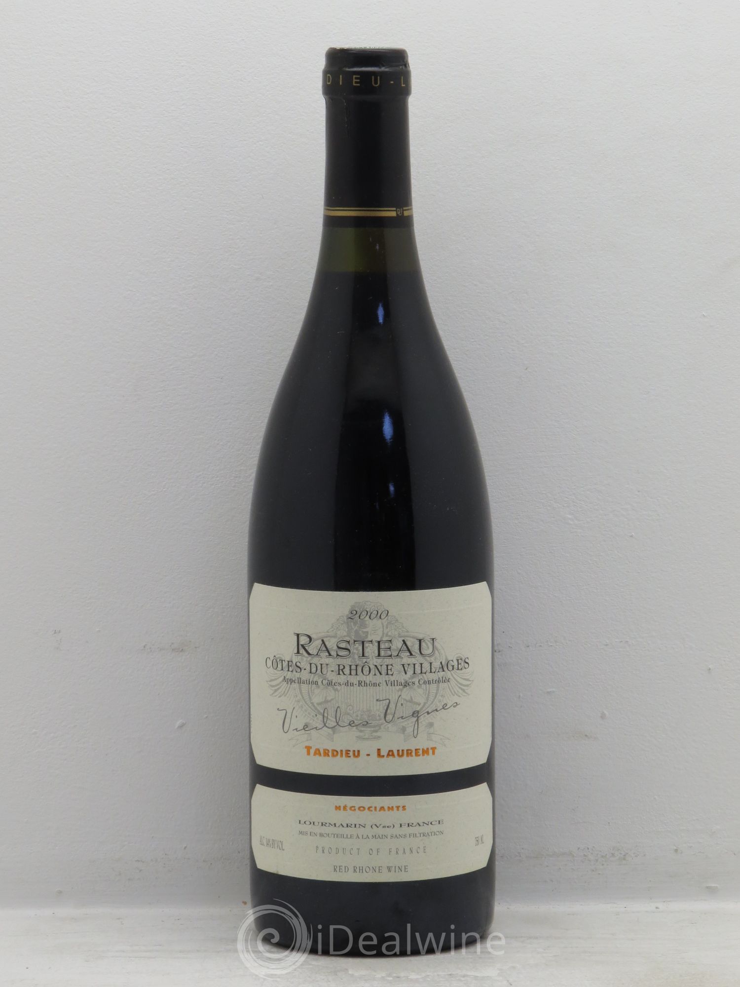 Rasteau "Vieilles Vignes" Tardieu-Laurent 2000 - Lot de 1 bouteille - 0