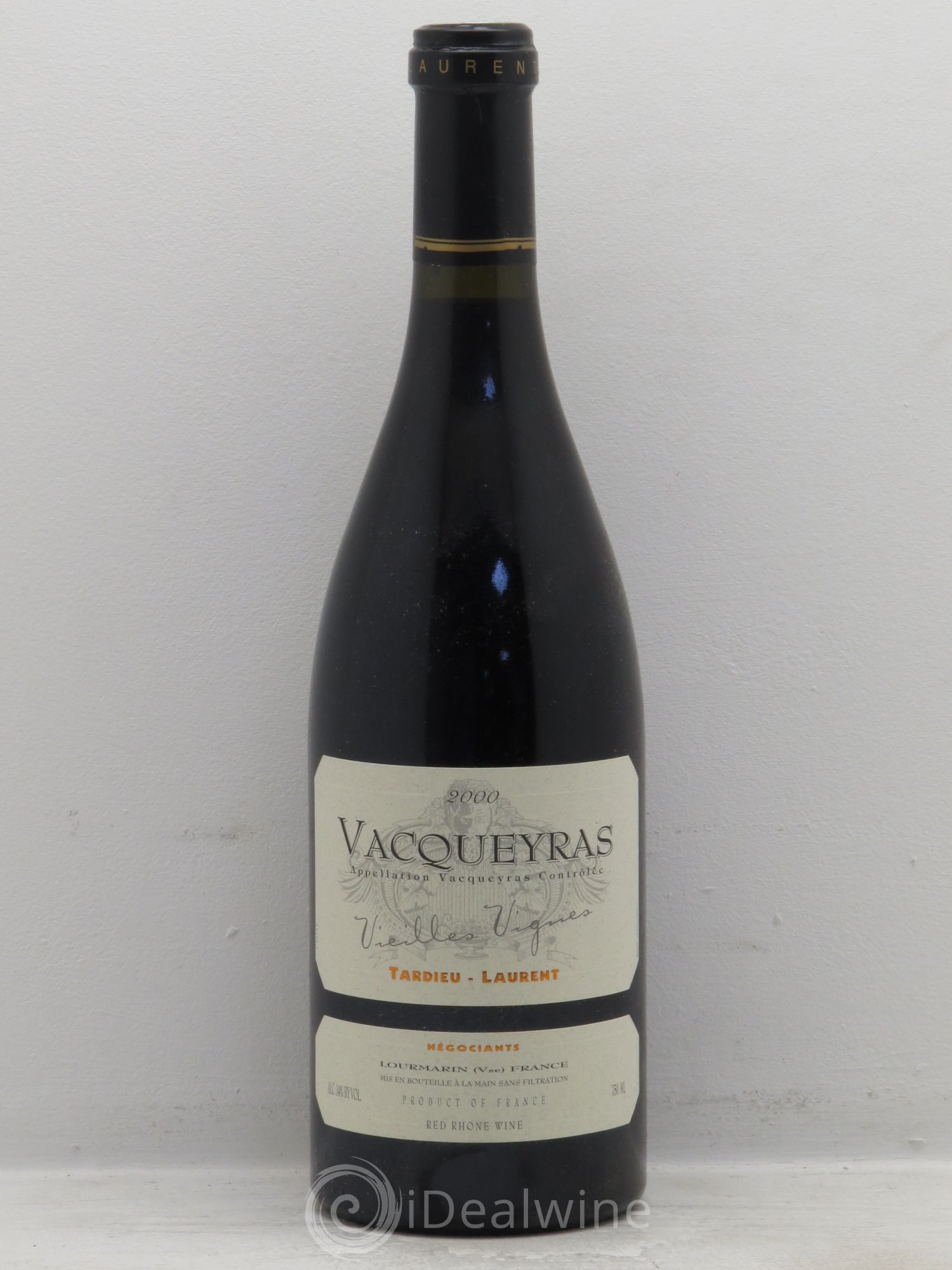 Vacqueyras "Vieilles Vignes" Tardieu-Laurent 2000 - Posten von 1 Flasche - 0