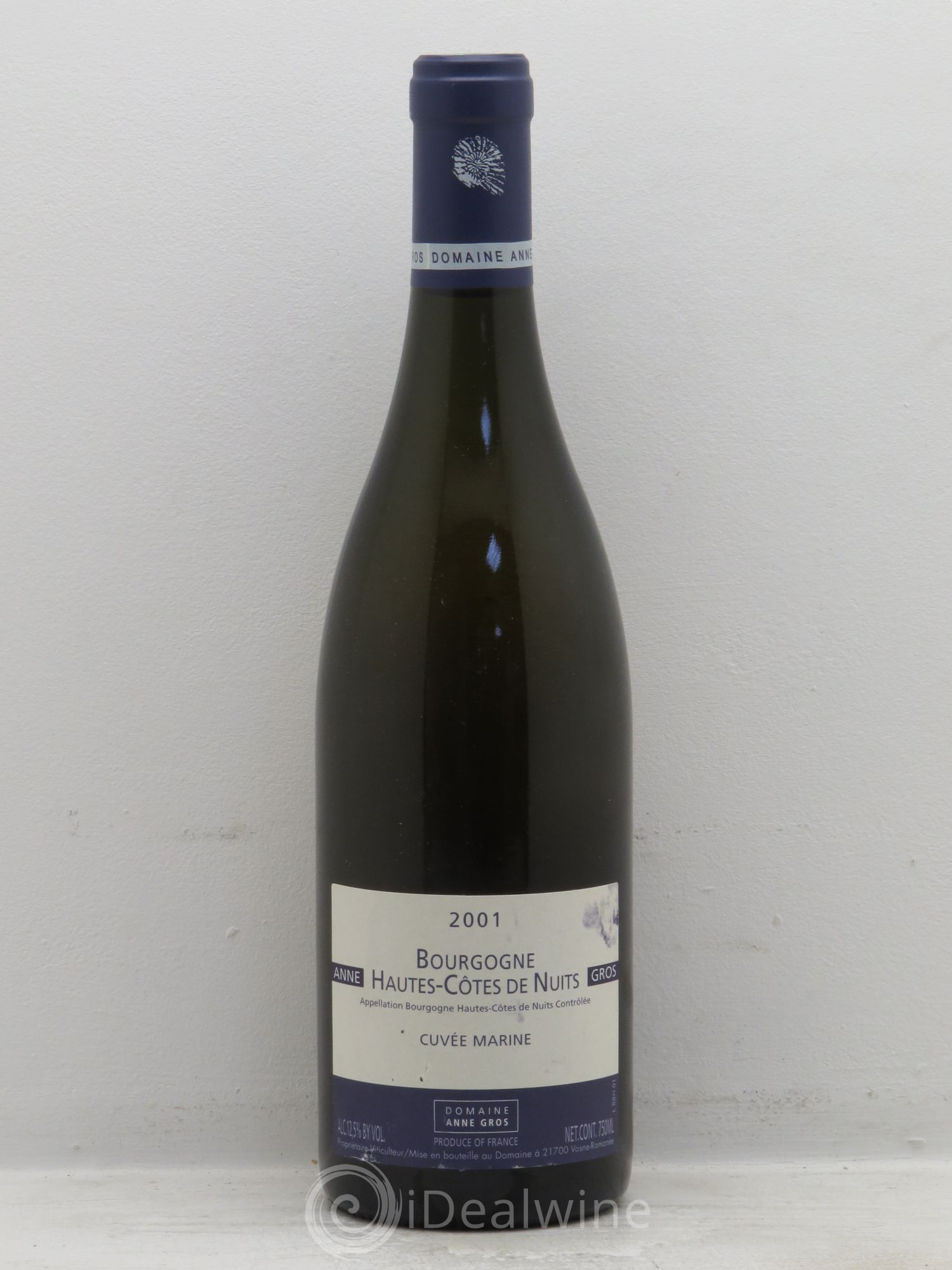 Hautes-Côtes de Nuits Cuvée Marine Anne Gros 2001 - Lot de 1 bouteille - 0