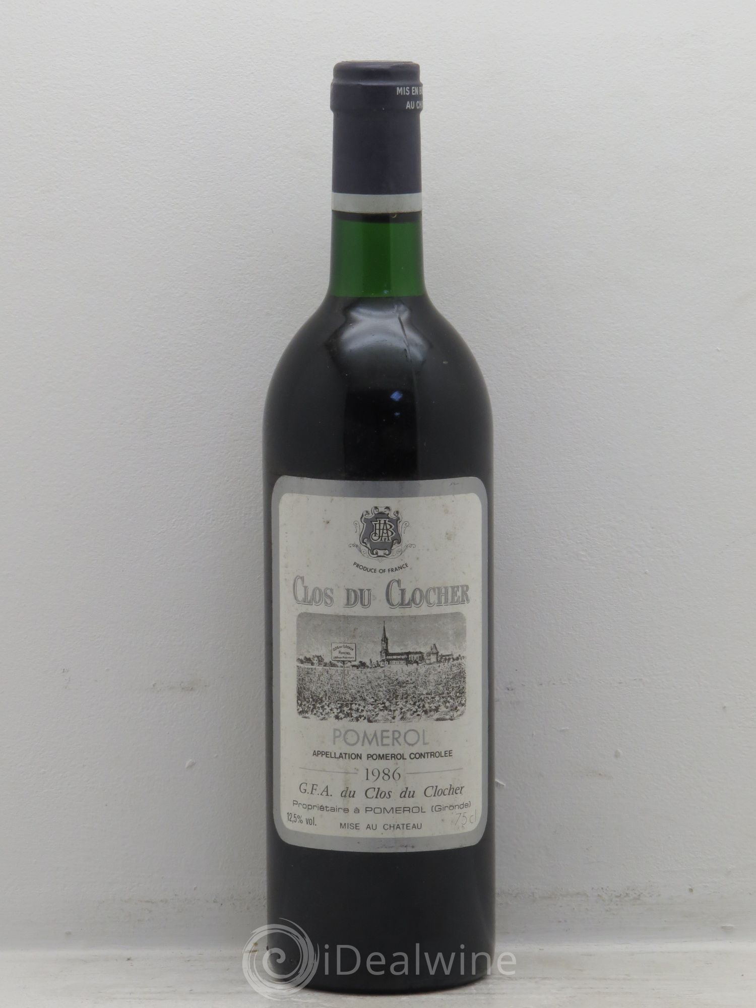 Clos du Clocher 1986 - Lot de 1 bouteille - 0