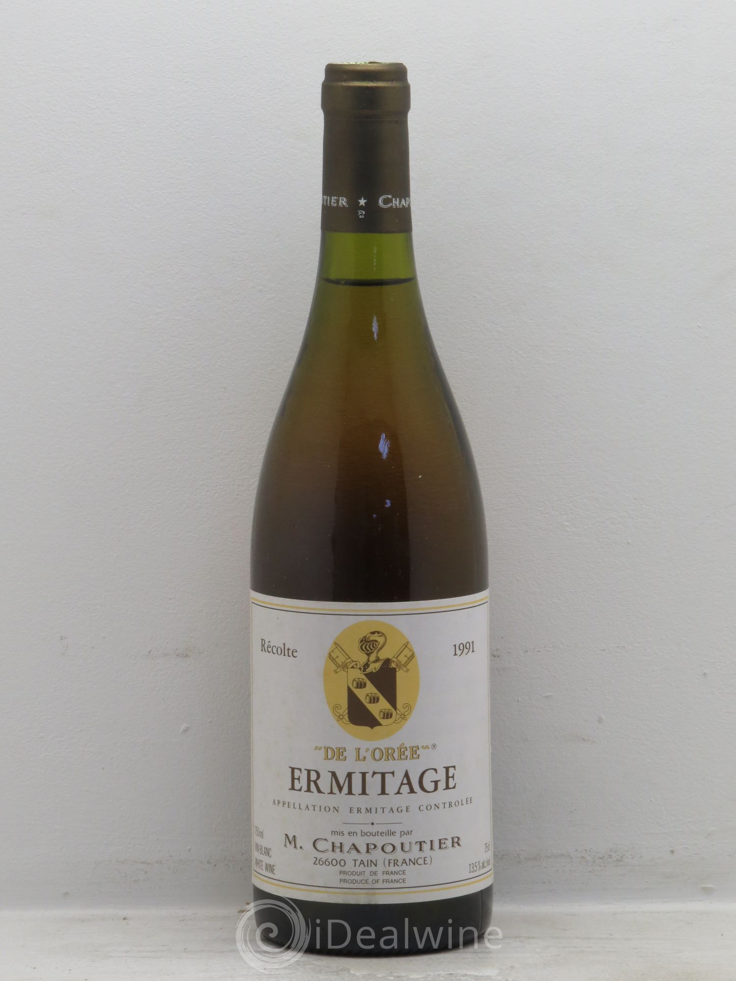 Hermitage Ermitage de l'Orée Chapoutier 1991 - Lot de 1 bouteille - 0