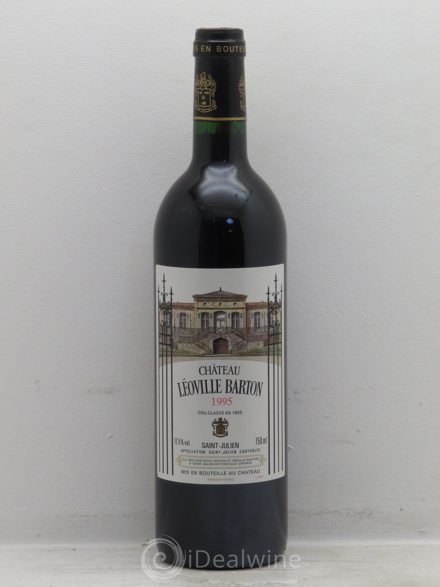 Château Léoville Barton 2ème Grand Cru Classé 1995 - Lot de 1 bouteille - 0