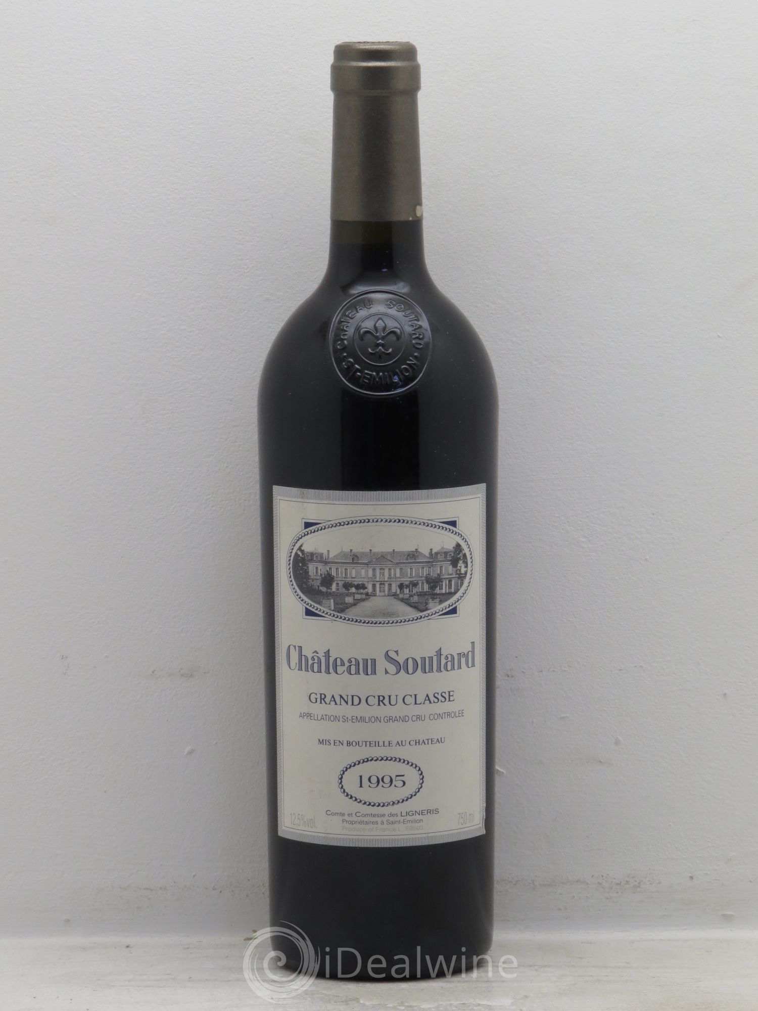 Château Soutard Grand Cru Classé 1995 - Lot de 1 bouteille - 0