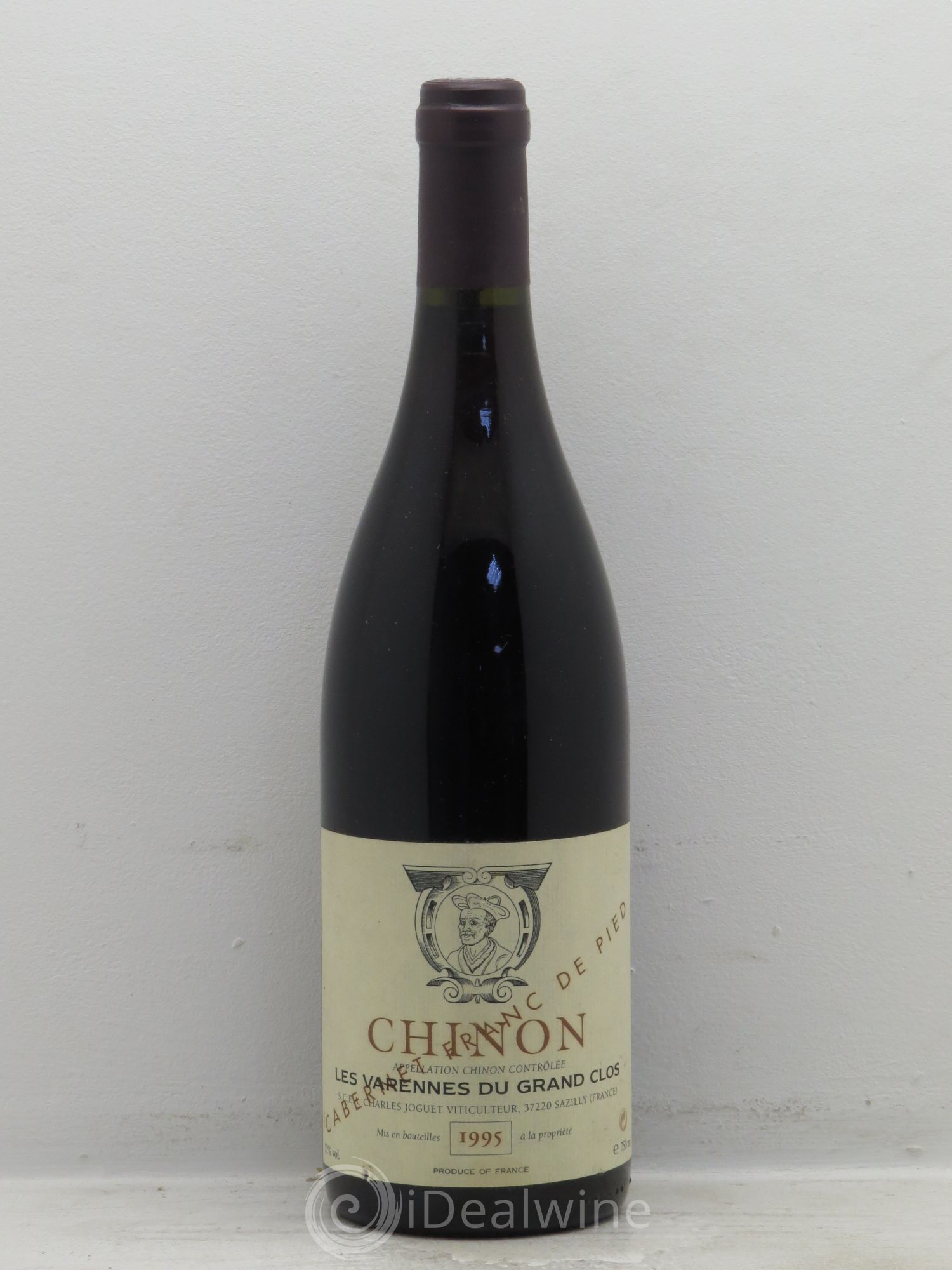 Chinon Les Varennes du Grand Clos Charles Joguet 1995 - Lot de 1 bouteille - 0