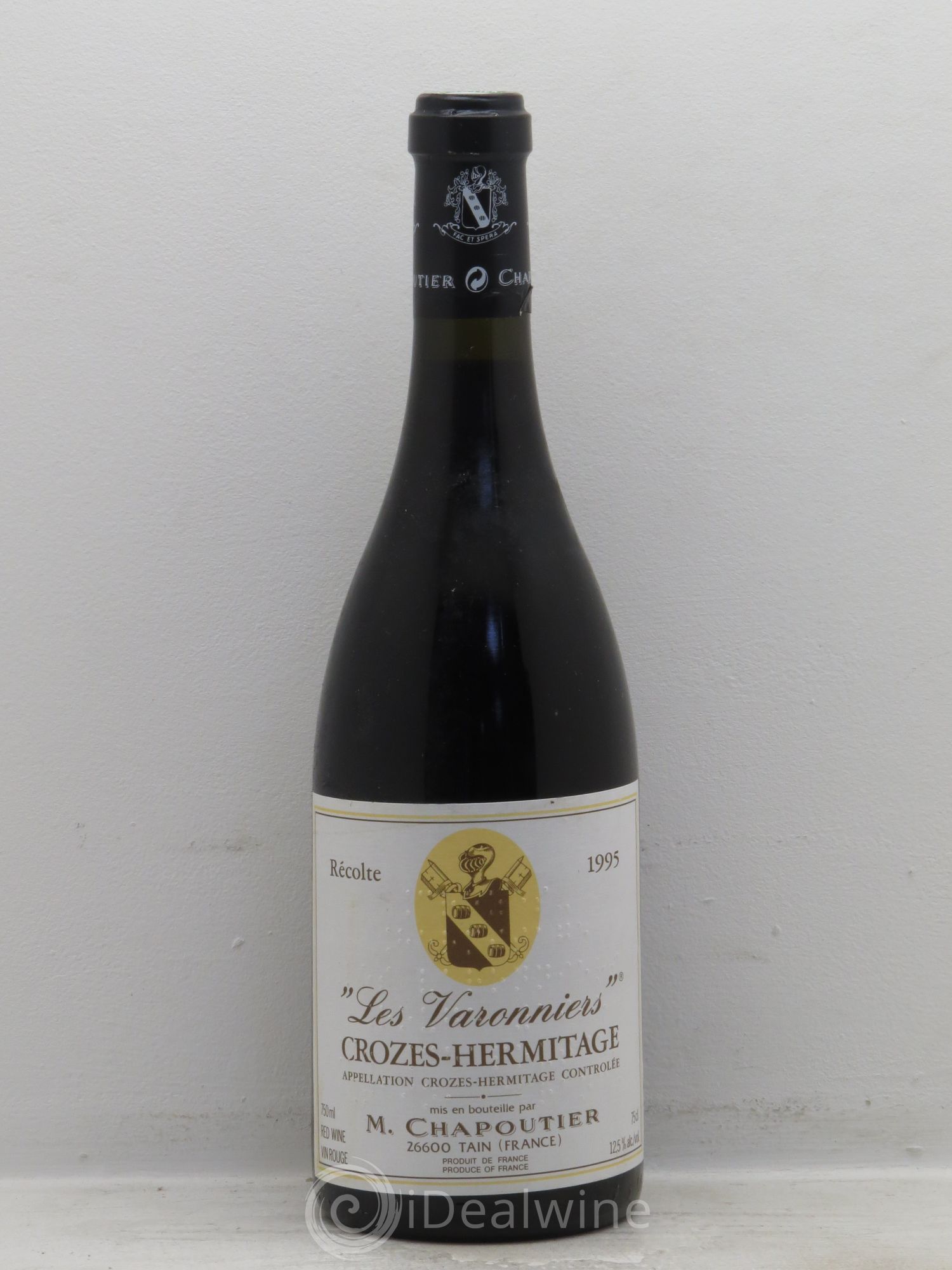 Crozes-Hermitage Les Varonniers Chapoutier 1995 - Lot de 1 bouteille - 0