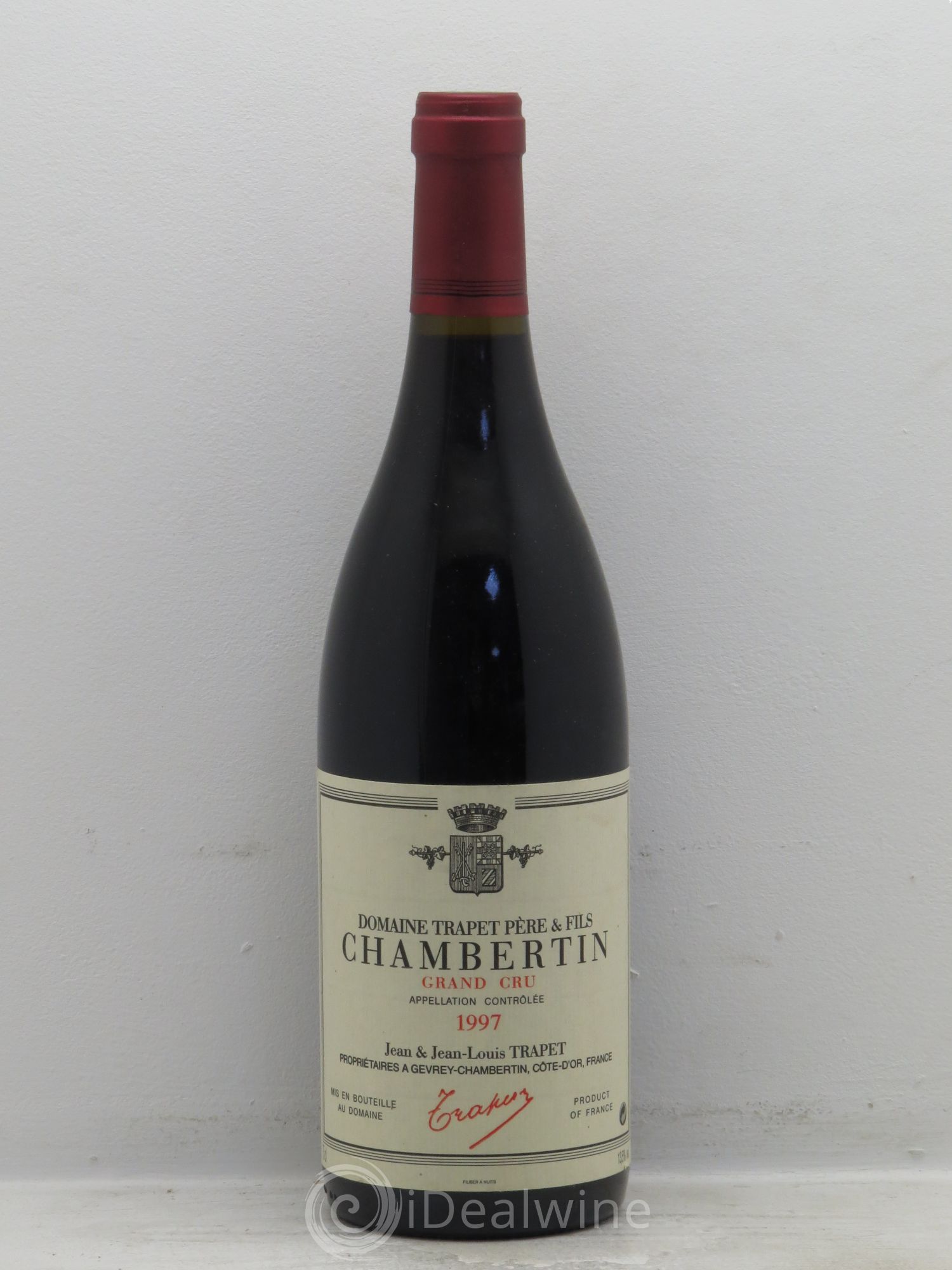 Chambertin Grand Cru Domaine Trapet 1997 - Lot de 1 bouteille - 0