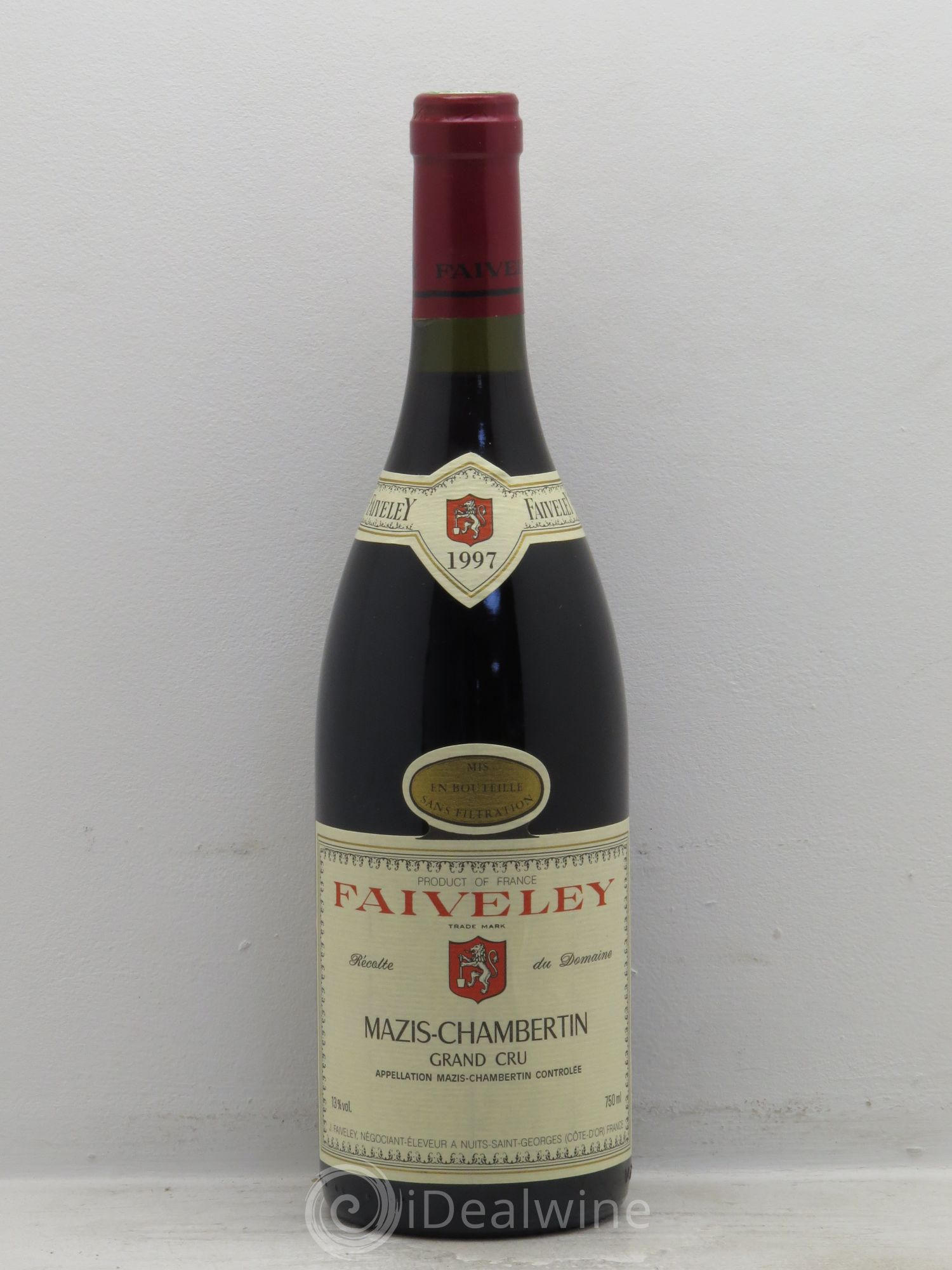 Mazis-Chambertin Grand Cru Faiveley 1997 - Lot de 1 bouteille - 0