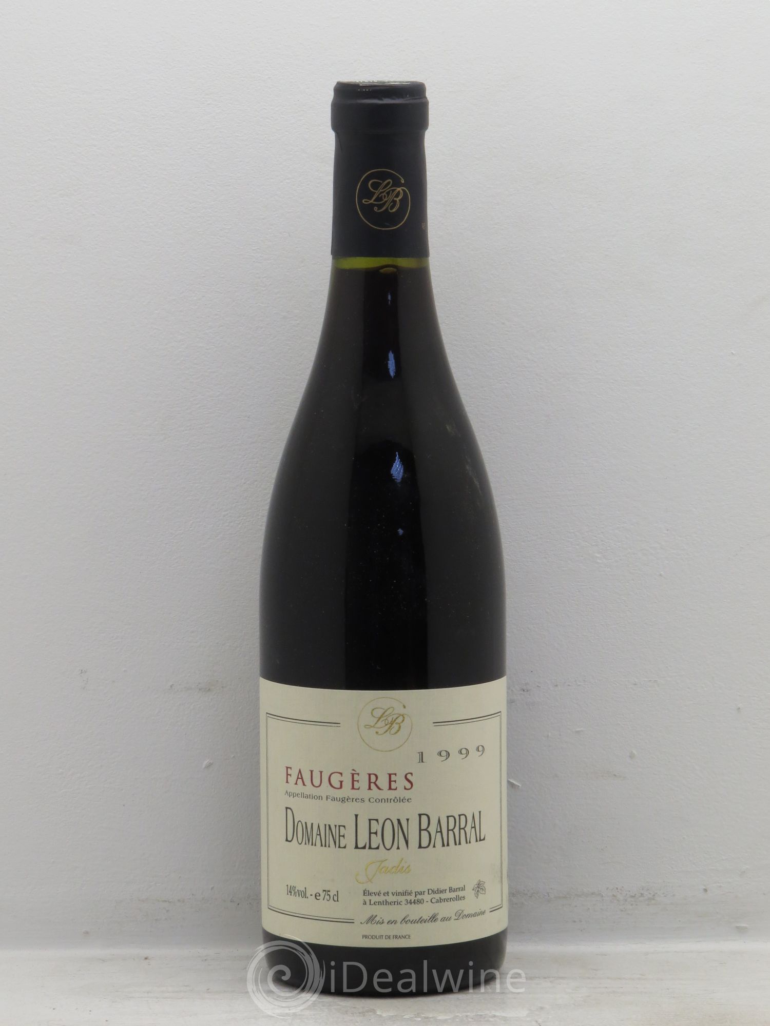 Faugères Jadis Domaine Léon Barral 1999 - Lot de 1 bouteille - 0