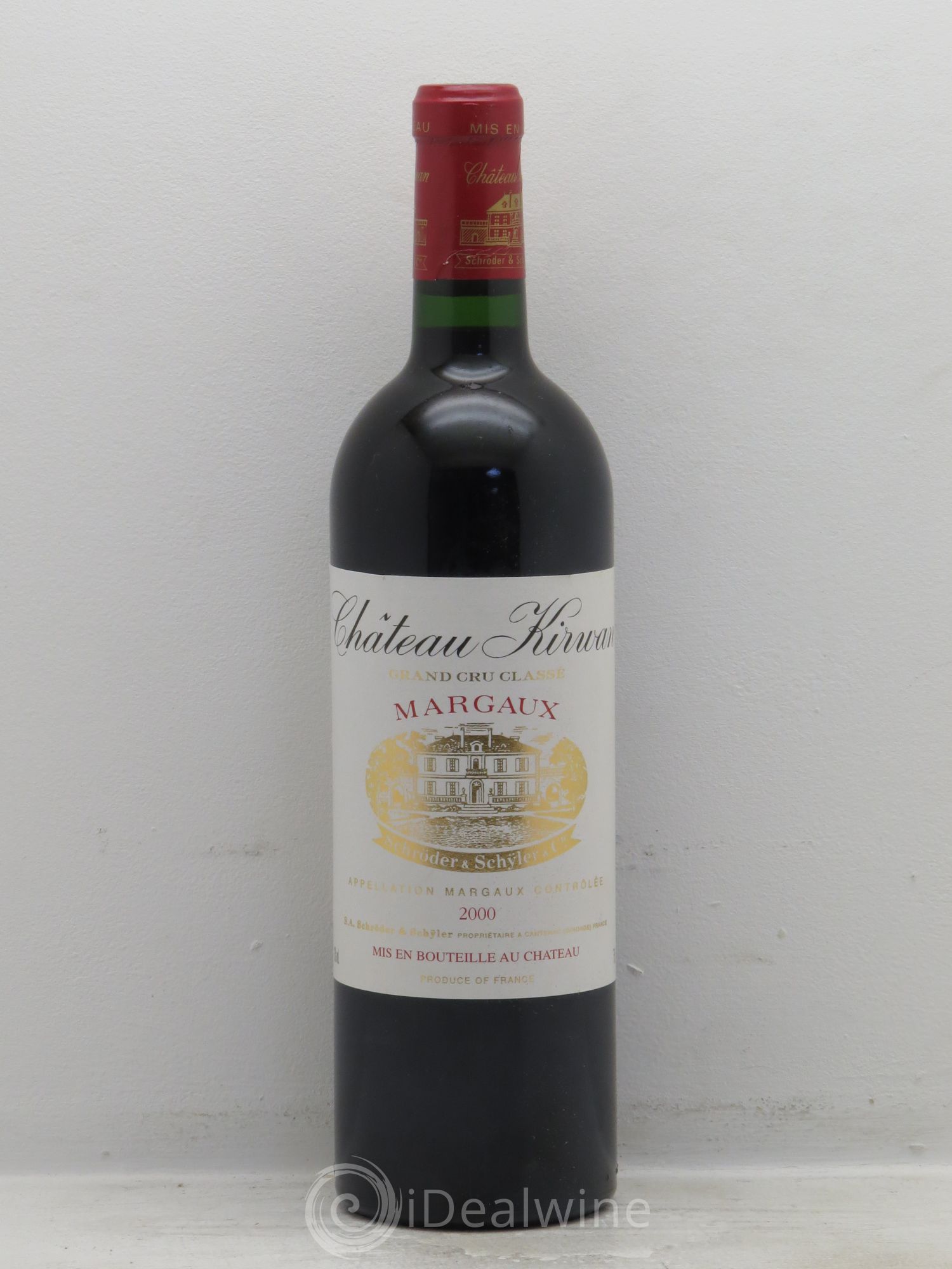 Château Kirwan 3ème Grand Cru Classé 2000 - Lot de 1 bouteille - 0