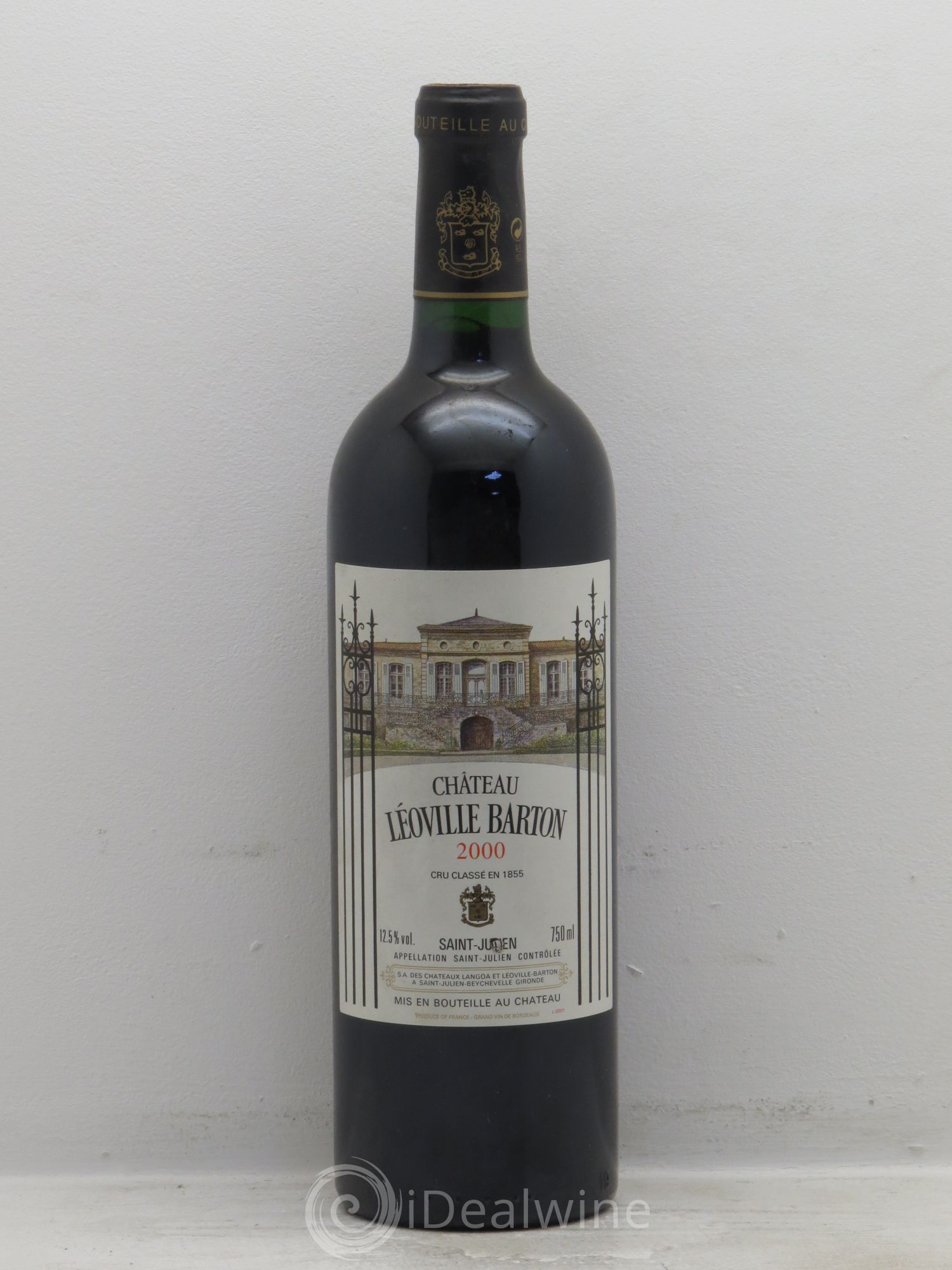Château Léoville Barton 2ème Grand Cru Classé 2000 - Lot de 1 bouteille - 0