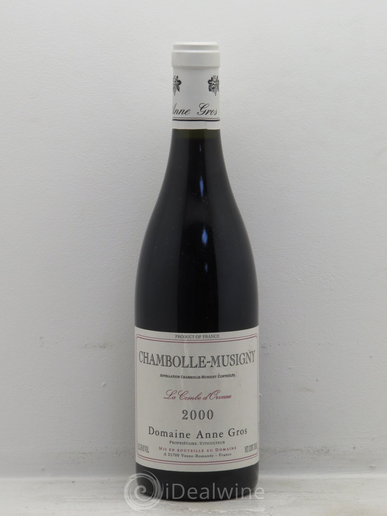 Chambolle-Musigny La Combe d'Orveau Anne Gros 2000 - Lot de 1 bouteille - 0