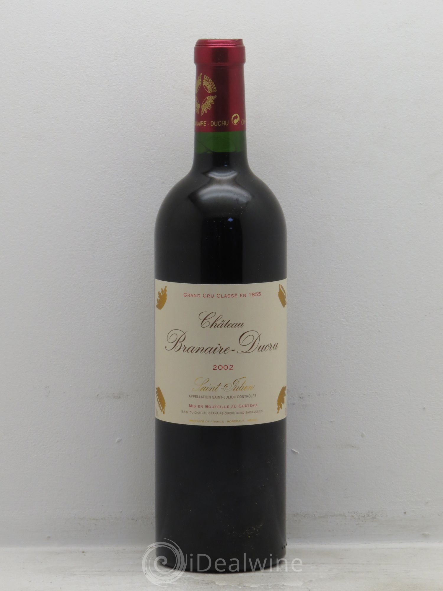 Château Branaire Ducru 4ème Grand Cru Classé 2002 - Lot de 1 bouteille - 0