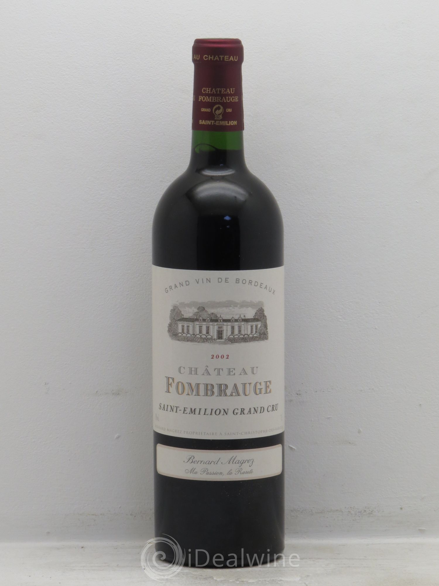 Château Fombrauge Grand Cru Classé 2002 - Lot de 1 bouteille - 0