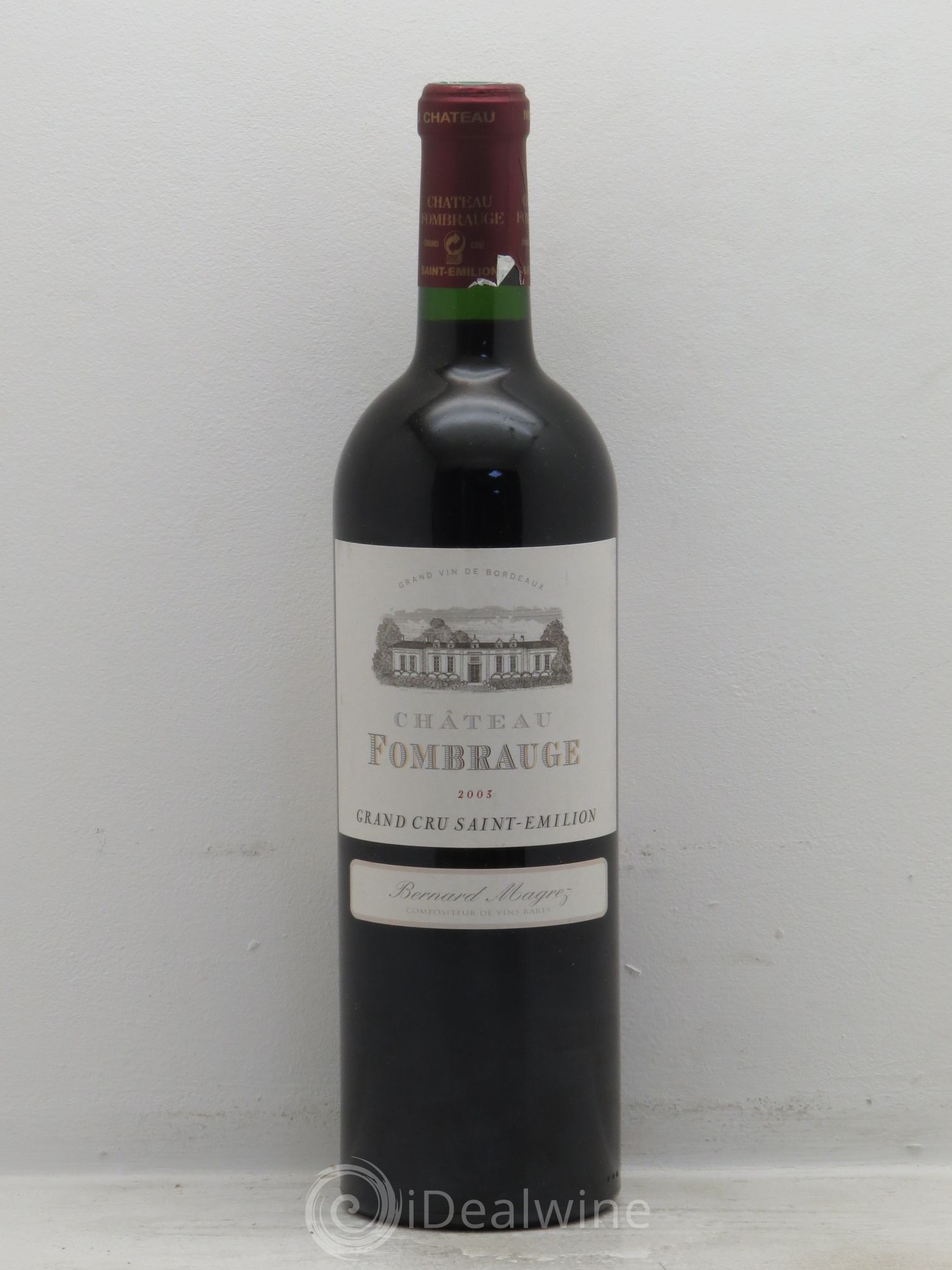 Château Fombrauge Grand Cru Classé 2003 - Lot de 1 bouteille - 0