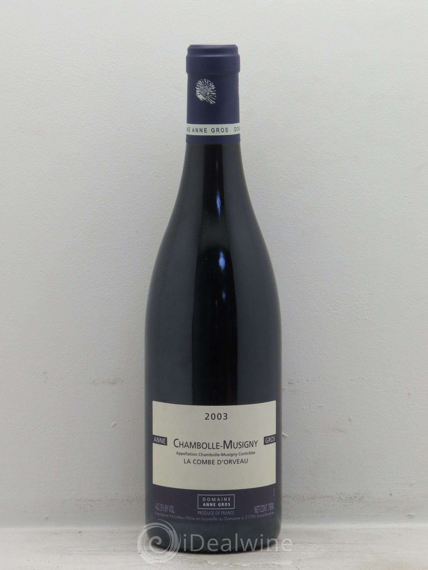 Chambolle-Musigny La Combe d'Orveau Anne Gros 2003 - Lot de 1 bouteille - 0