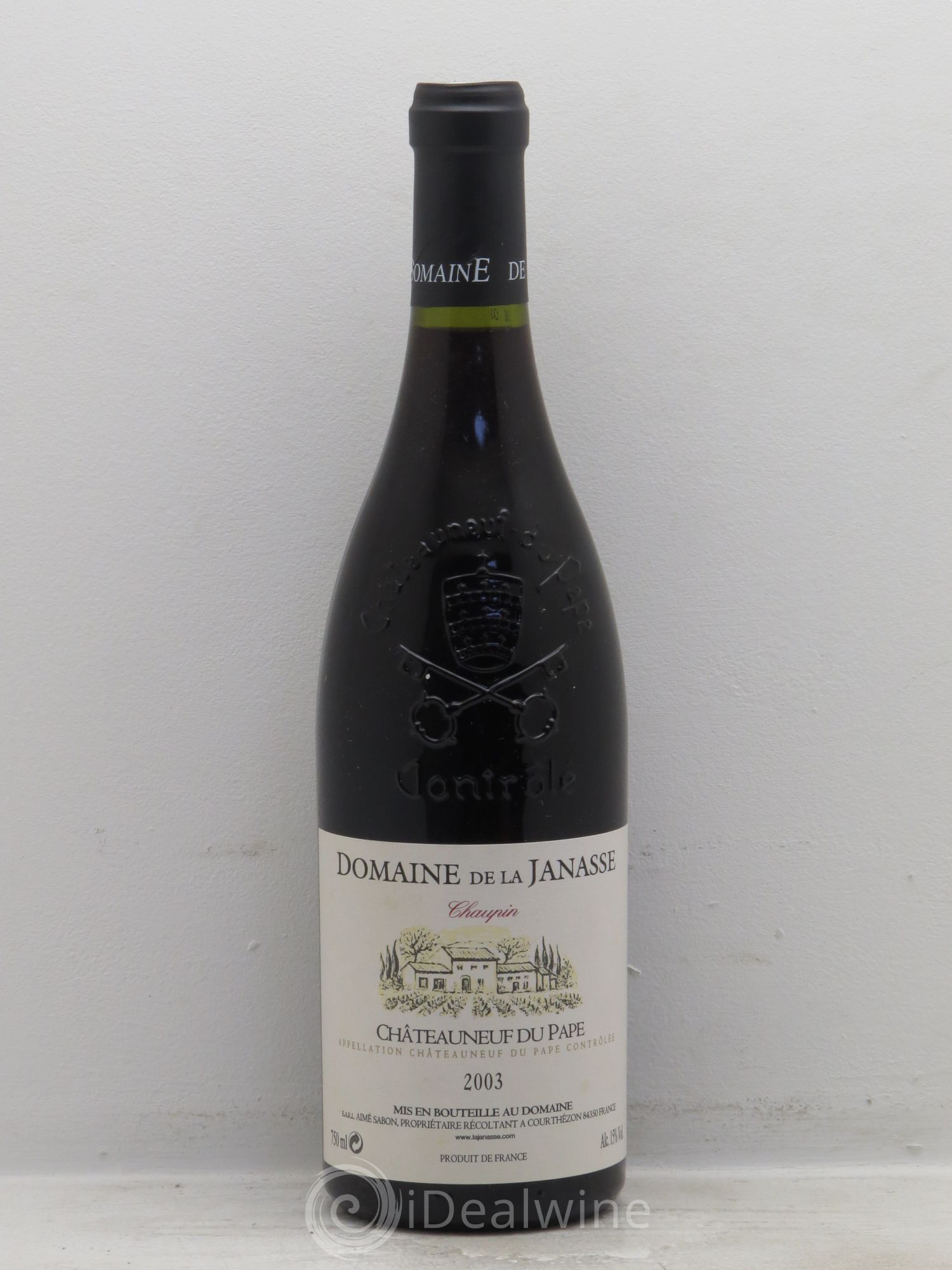 Châteauneuf-du-Pape Cuvée Chaupin La Janasse (Domaine de) 2003 - Lot de 1 bouteille - 0