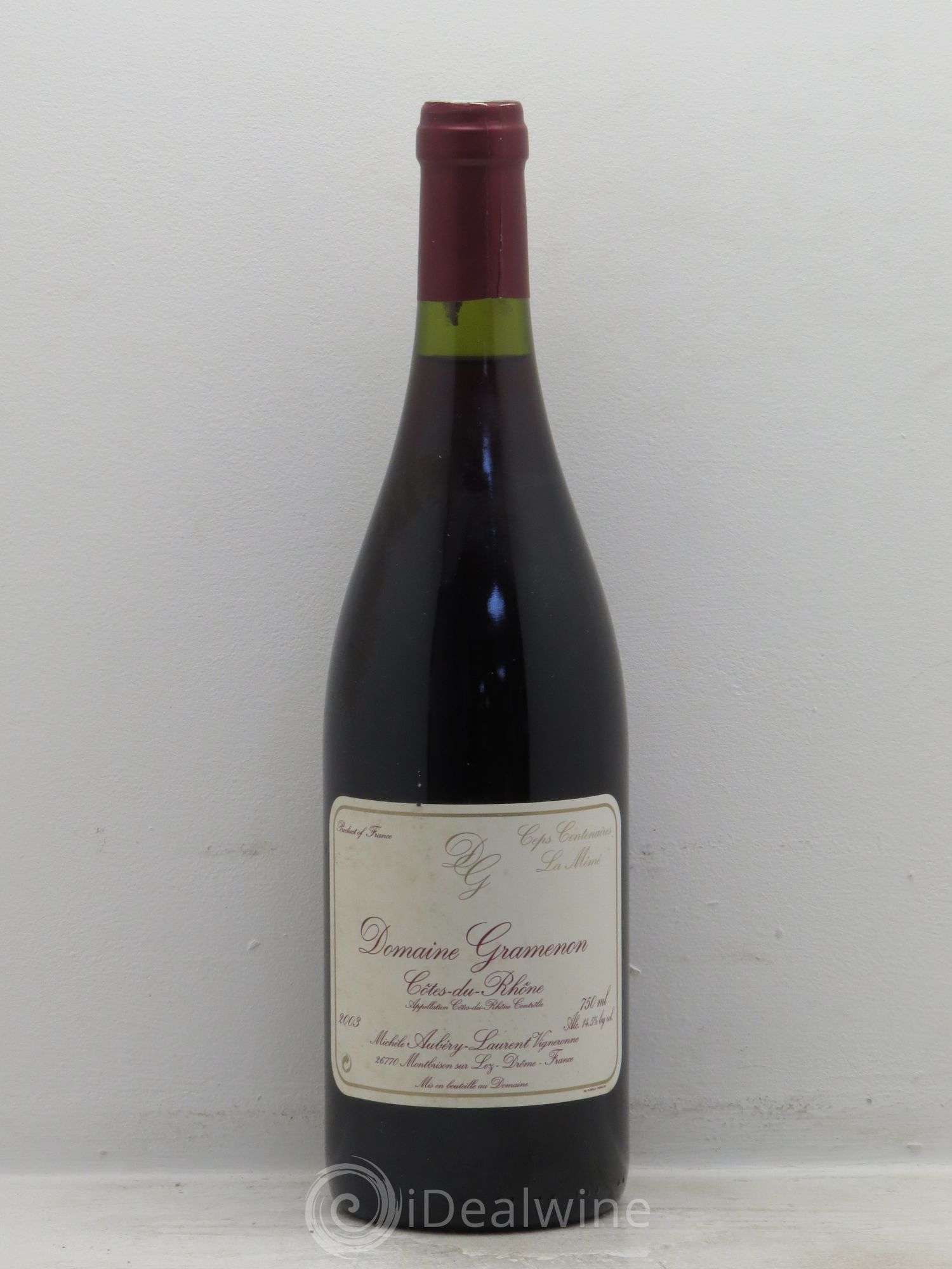 Côtes-du-Rhône La Mémé Ceps Centenaire - Domaine Gramenon 2003 - Posten von 1 Flasche - 0