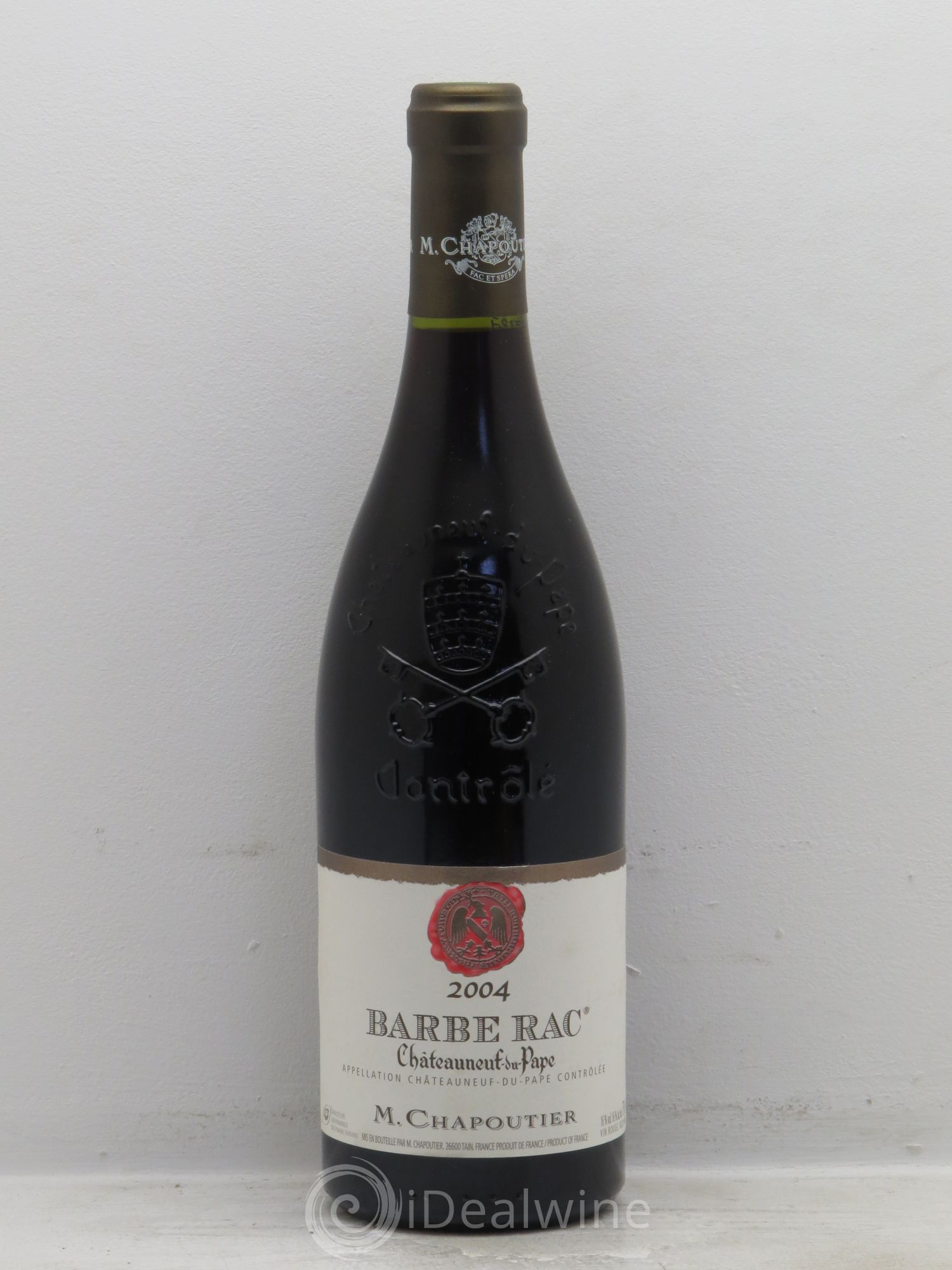 Châteauneuf-du-Pape Barbe Rac Chapoutier 2004 - Posten von 1 Flasche - 0