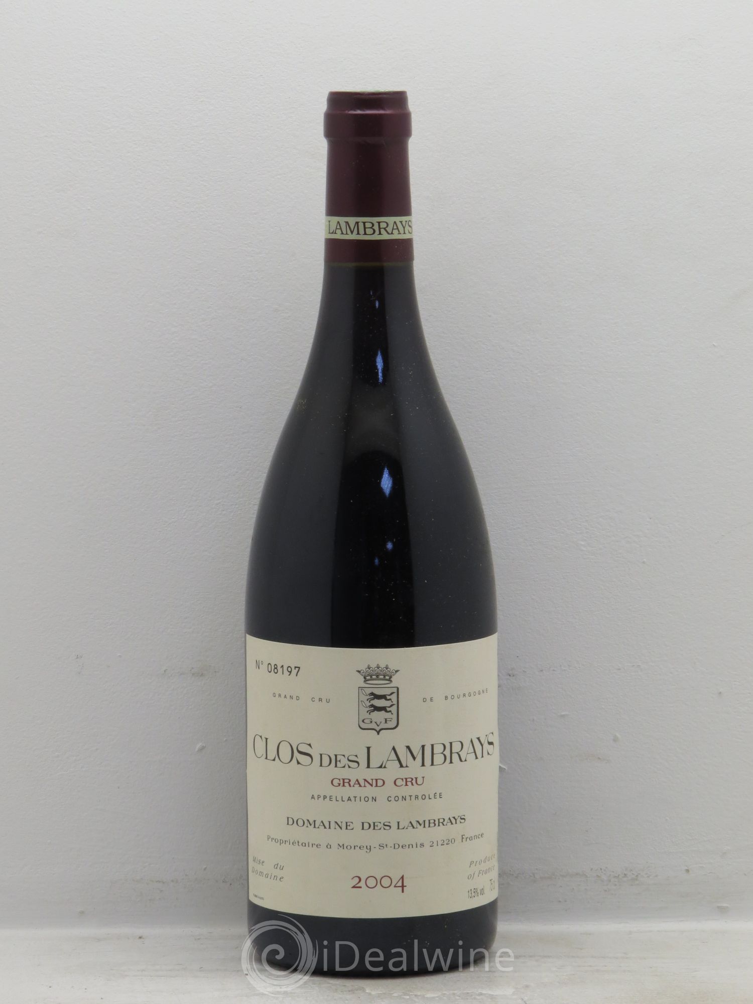 Clos des Lambrays Grand Cru Domaine des Lambrays 2004 - Lot de 1 bouteille - 0