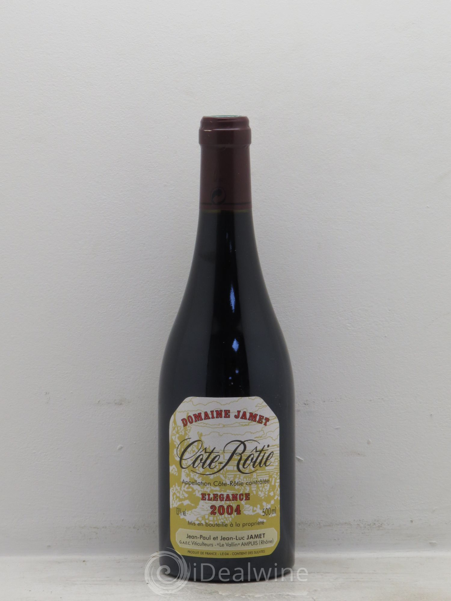 Côte-Rôtie Jamet (Domaine) Elégance (50cl) 2004 - Posten von 1 Flasche - 0