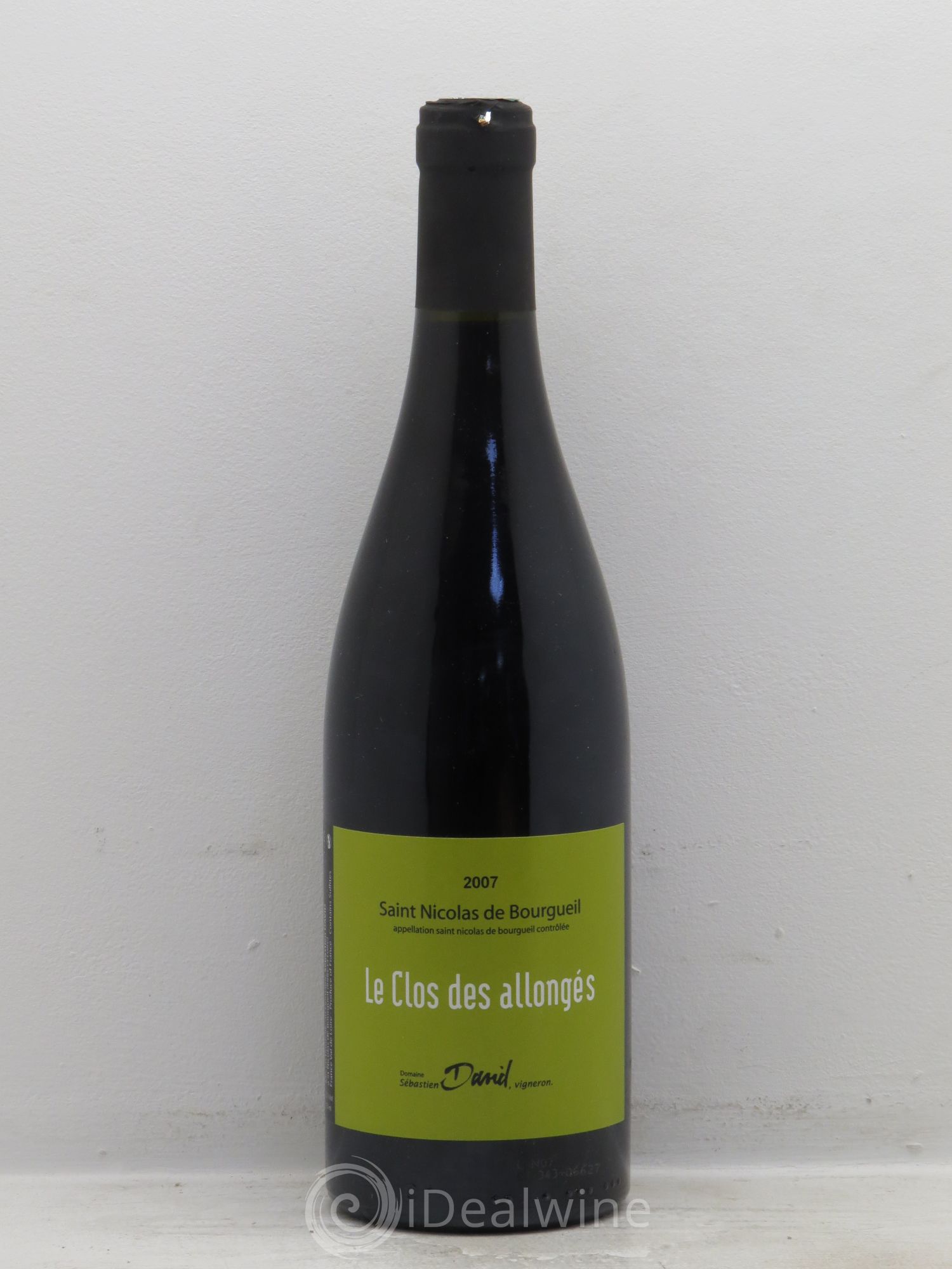 Saint-Nicolas de Bourgueil Le Clos des Allongés - Sébastien David 2007 - Posten von 1 Flasche - 0