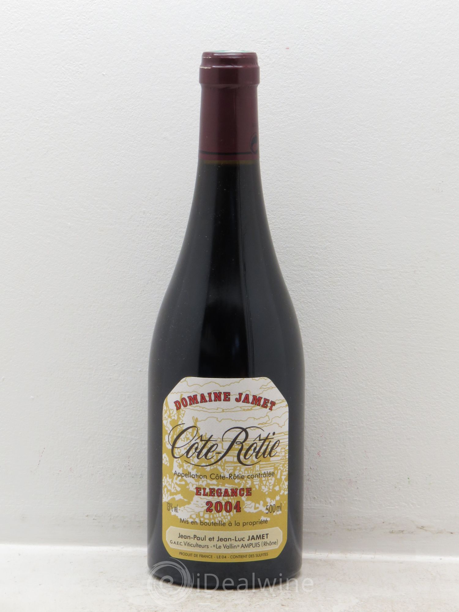Côte-Rôtie Jamet (Domaine) Elégance (50cl) 2004 - Posten von 1 Flasche - 0