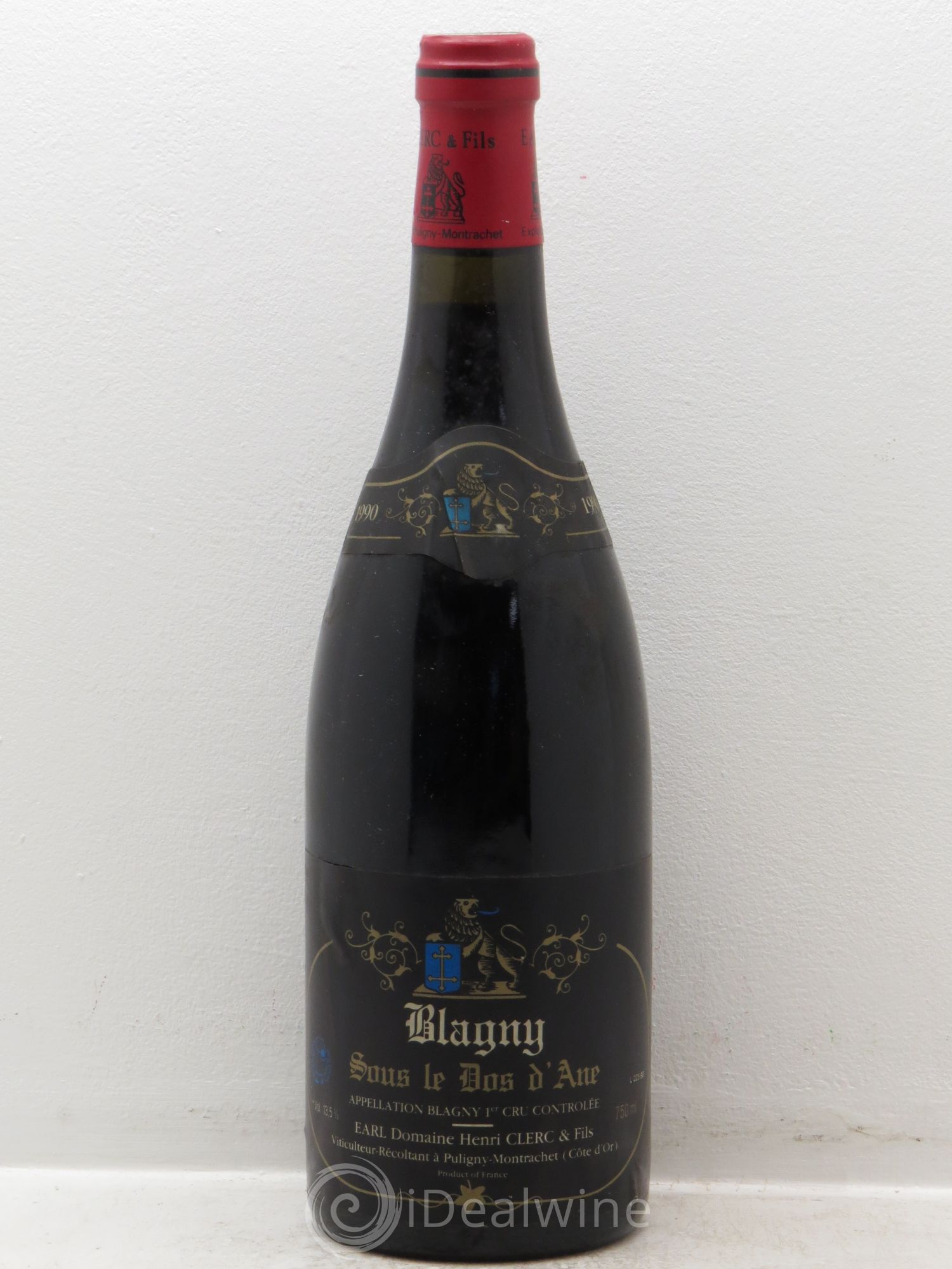Blagny 1er Cru Sous le Dos d'Ane - Domaine Henri Clerc 1990 - Posten von 1 Flasche - 0