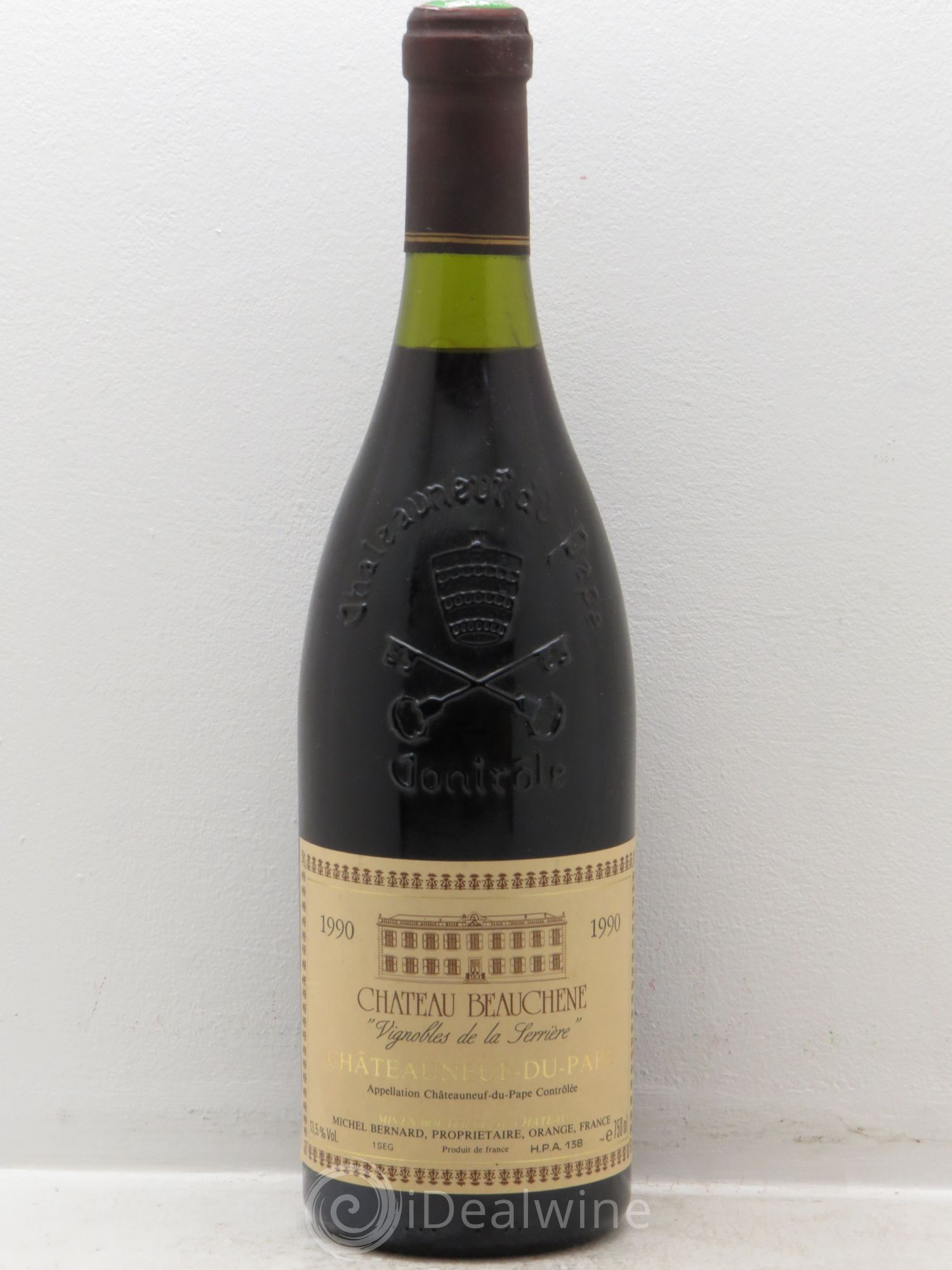 Châteauneuf-du-Pape Château Beauchêne Vignoble de la Serrière 1990 - Posten von 1 Flasche - 0
