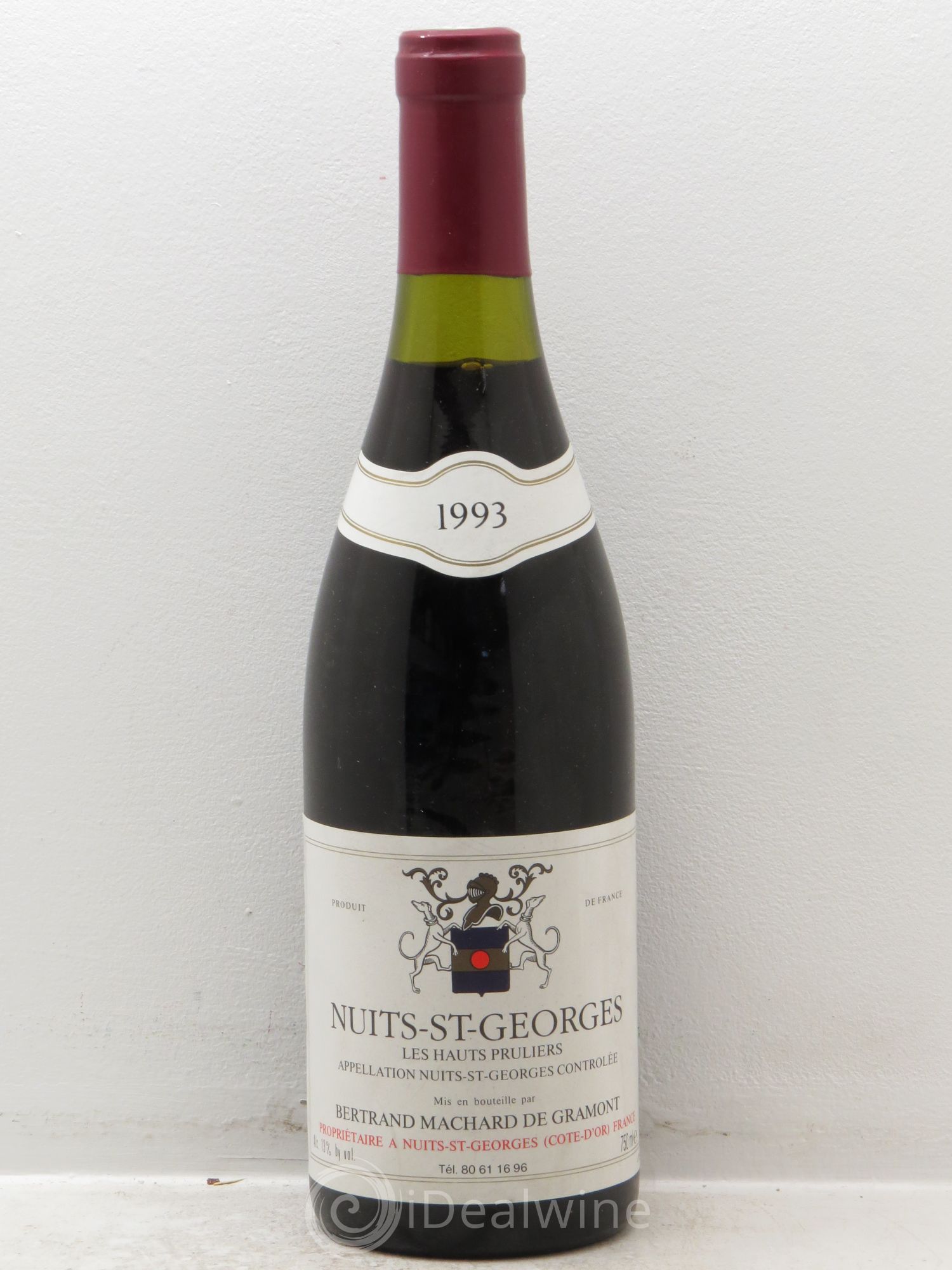 Nuits-Saint-Georges Les Hauts Pruliers - Machard de Gramont 1993 - Posten von 1 Flasche - 0