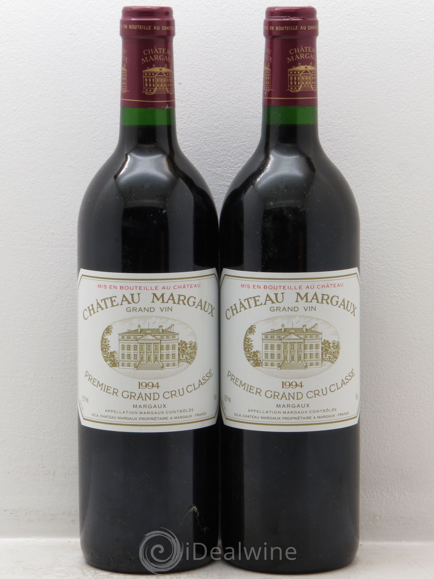 Château Margaux 1er Grand Cru Classé 1994 - Lot de 2 bouteilles - 0